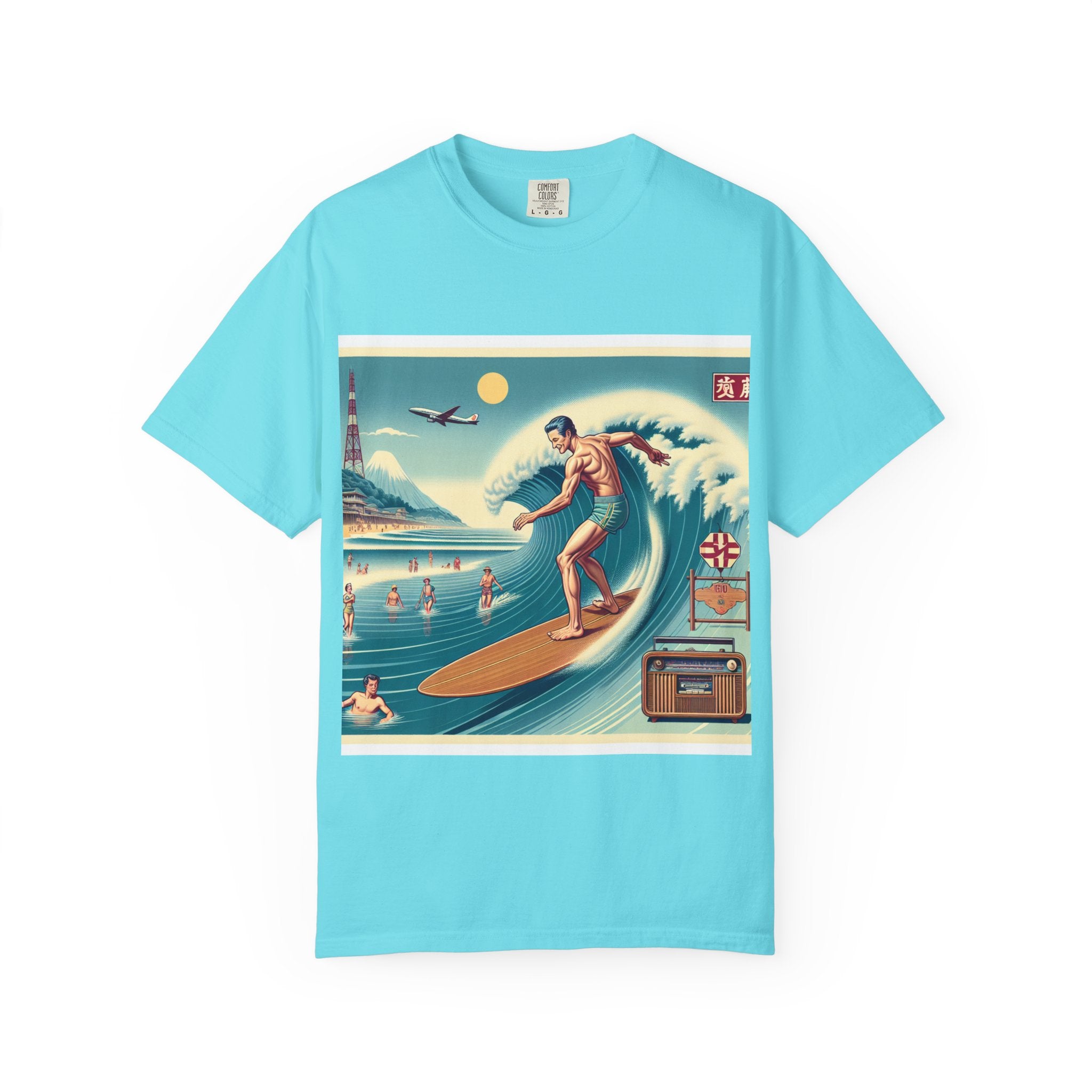 Surf Vibes Unisex T-Shirt | Ocean Lover Gift, Beachwear, Summer Tee, Vacation Apparel, Surfing Enthusiast Shirt