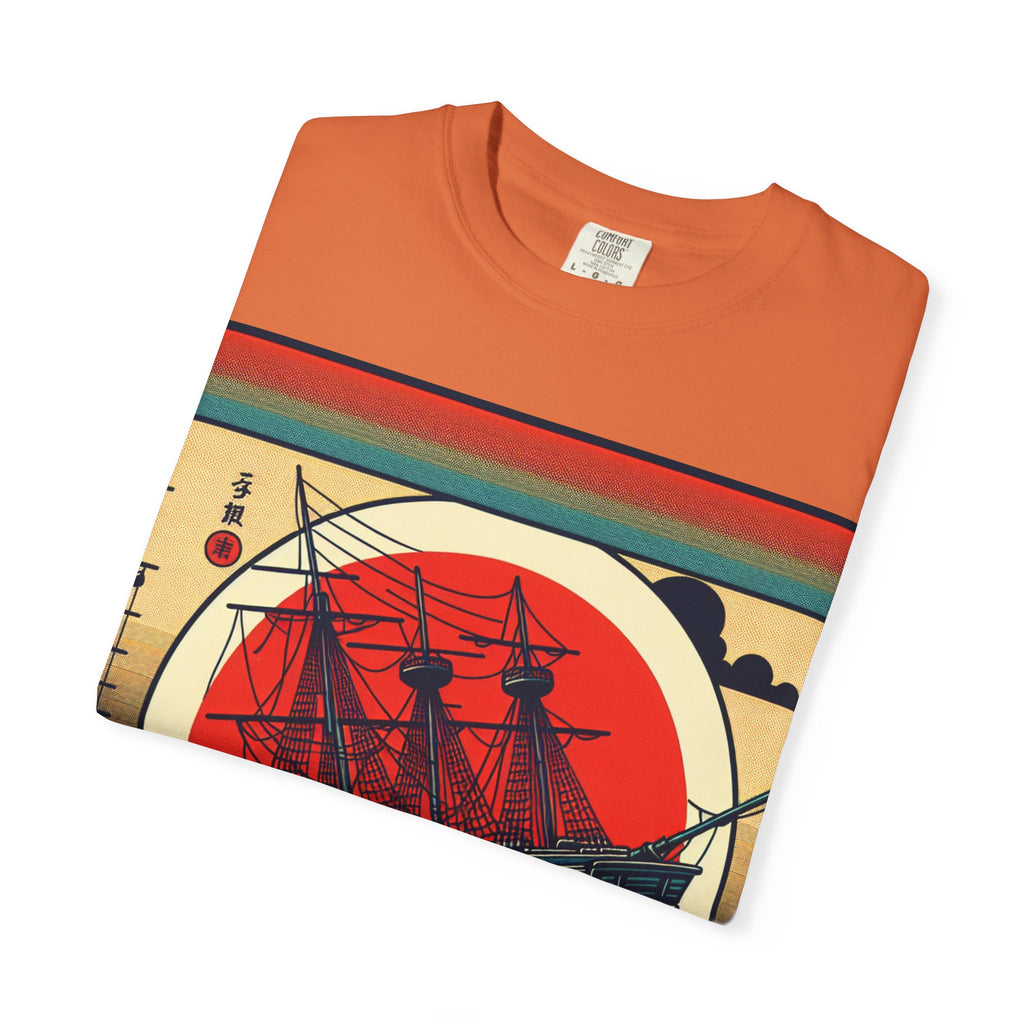 Nautical Graphic Tee, Vintage Sailboat T-Shirt, Unisex Cool Shirt, Ocean Lover Apparel, Beach Vibes Clothing
