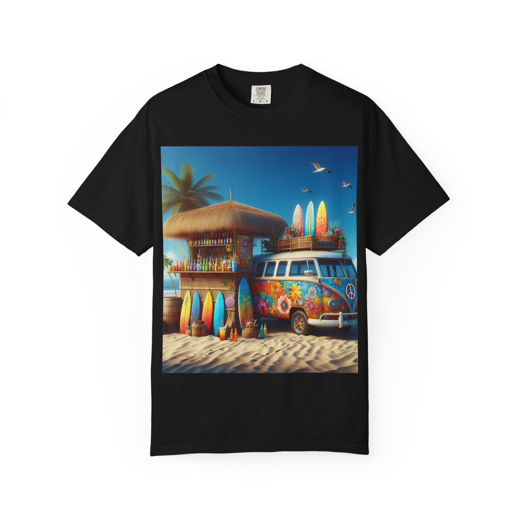 Beach Vibes Unisex T-Shirt, Surfing Fashion, Summer Outfit, Gift for Beach Lovers, Casual Tee