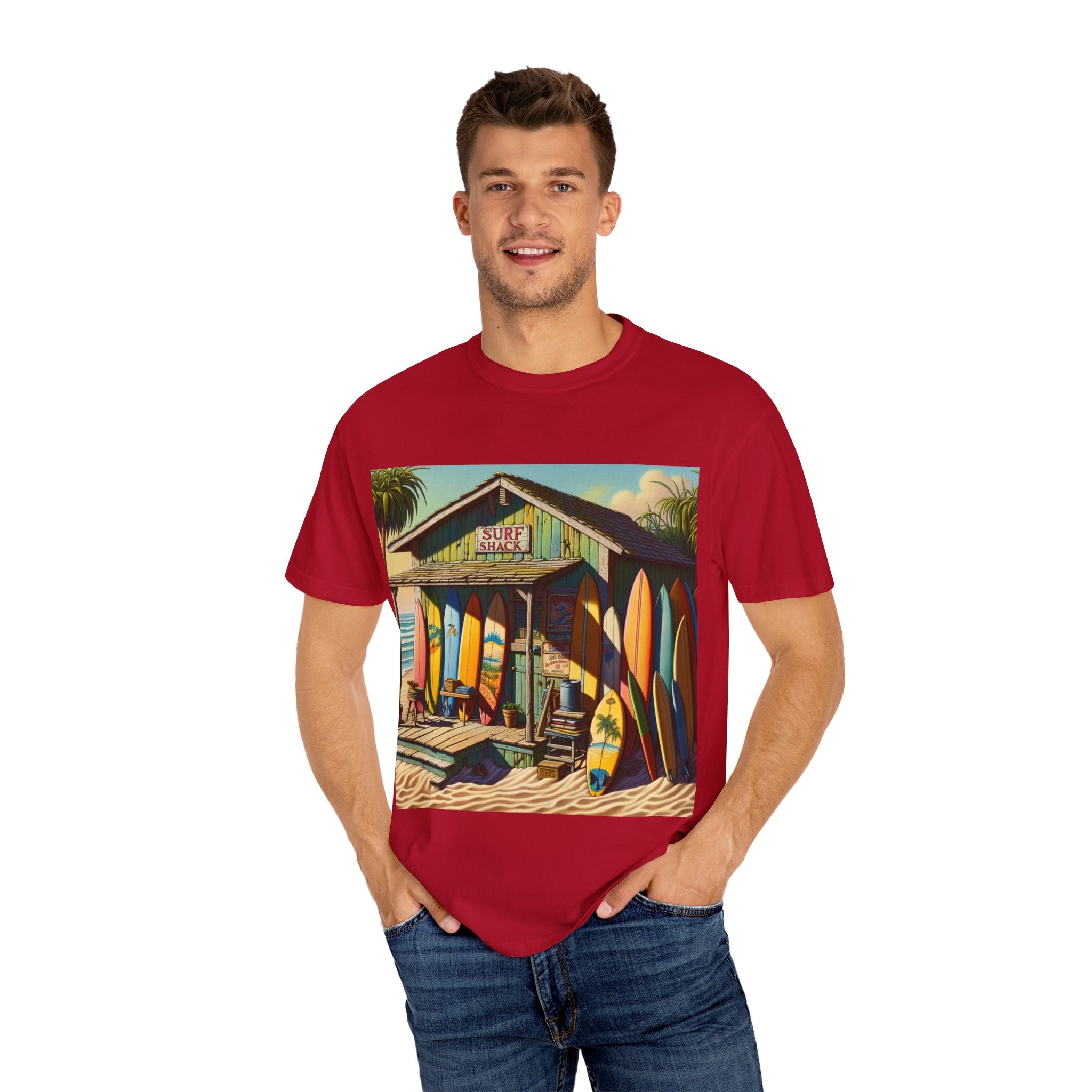 Surfer Vibes Unisex T-shirt, Beach Wear, Summer Outfit, Gift for Surfers, Casual Style, Vacation Clothing