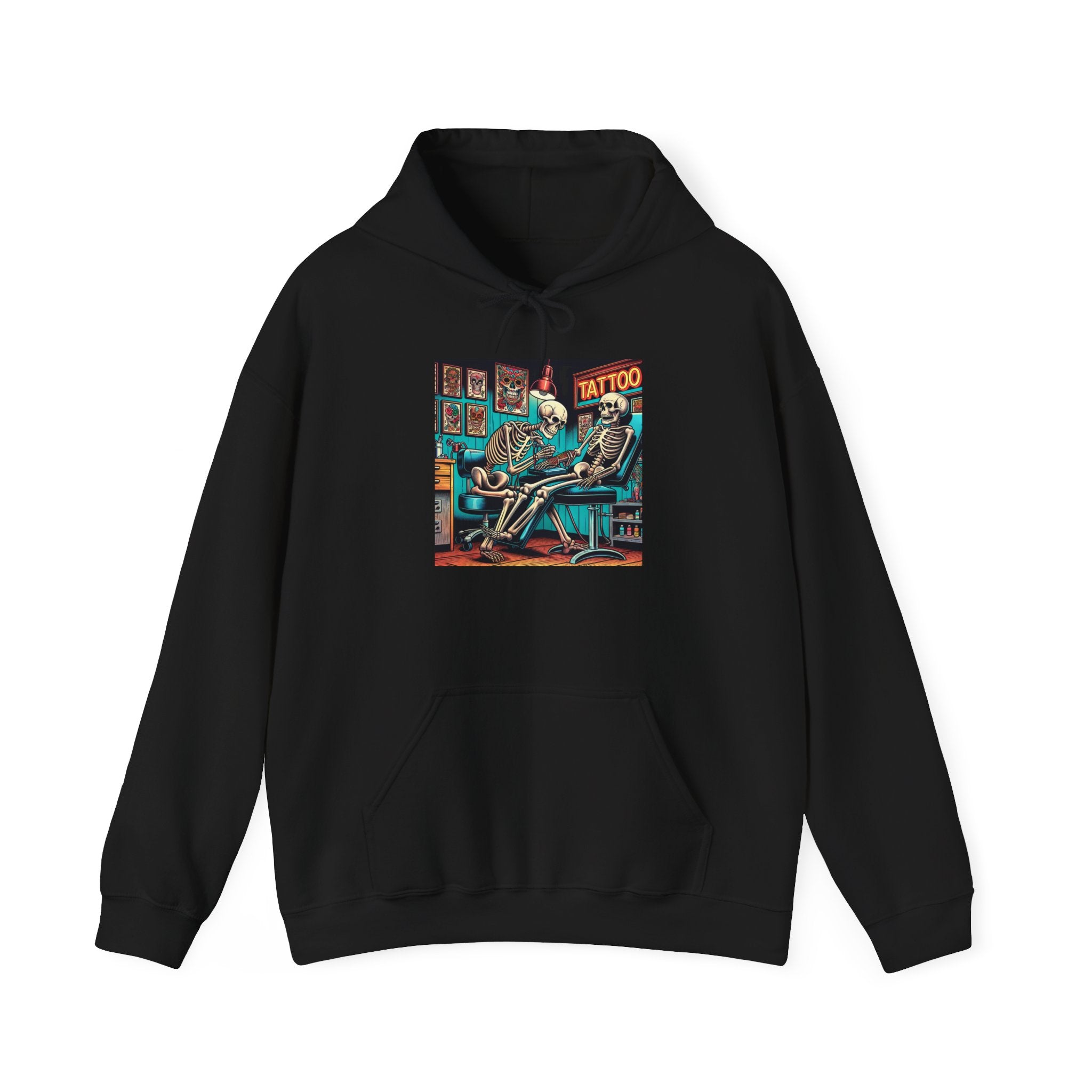 Tattoos & Chill Hoodie - Unisex Heavy Blend™ Sweatshirt, Perfect for Tattoo Lovers, Casual Wear, Gift for Artists, Cozy Hoodie, Unique [...]