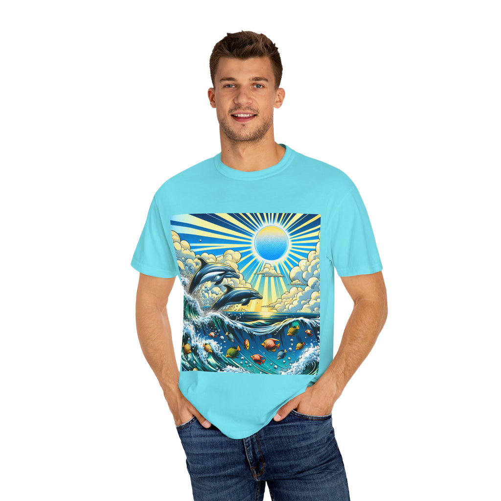 Ocean Waves Graphic T-Shirt, Beach Apparel, Summer Outfit, Gift for Beach Lovers, Unisex Ocean Tee, Casual Clothing
