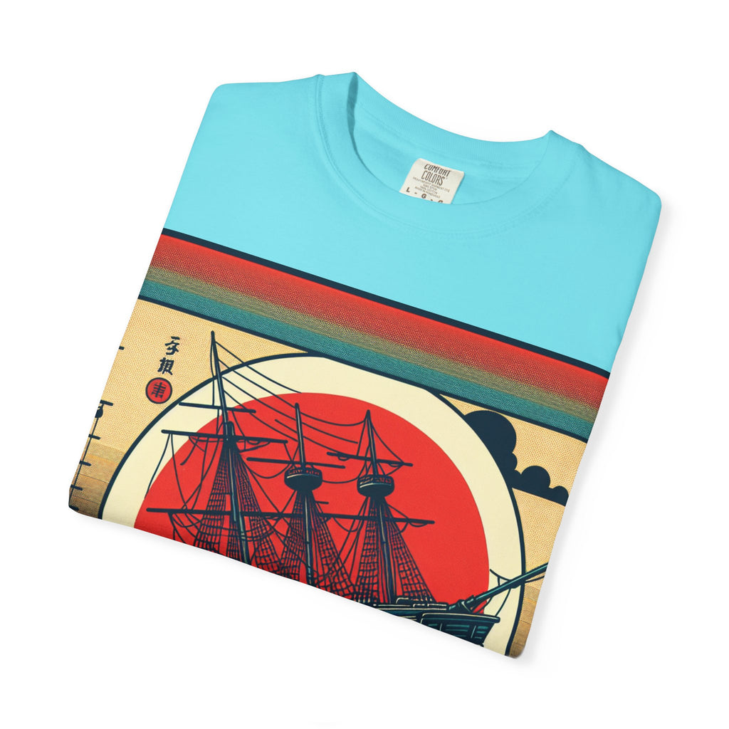 Nautical Graphic Tee, Vintage Sailboat T-Shirt, Unisex Cool Shirt, Ocean Lover Apparel, Beach Vibes Clothing