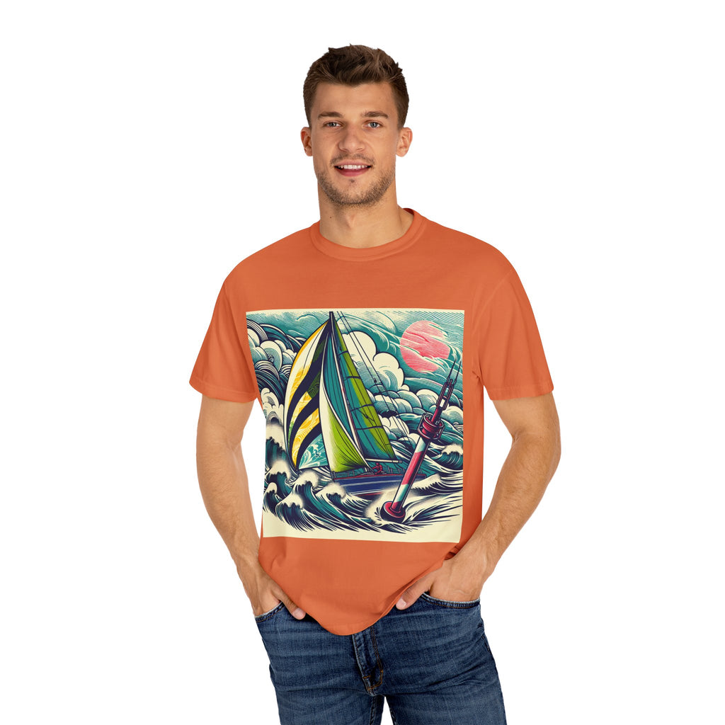 Nautical Adventure T-shirt, Unisex Cotton Tee for Sailors, Beach Lovers, Gift for Boaters, Summer Casual Wear, Ocean-Themed Gift