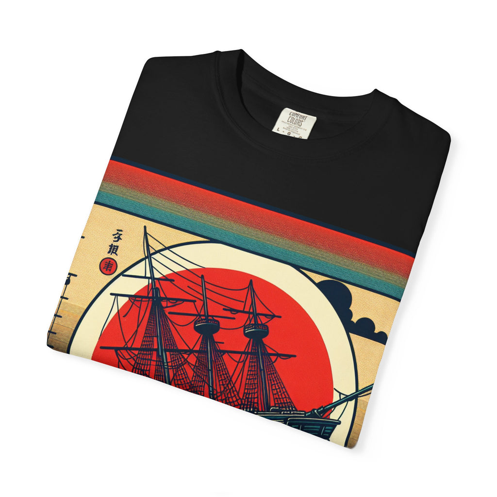 Nautical Graphic Tee, Vintage Sailboat T-Shirt, Unisex Cool Shirt, Ocean Lover Apparel, Beach Vibes Clothing