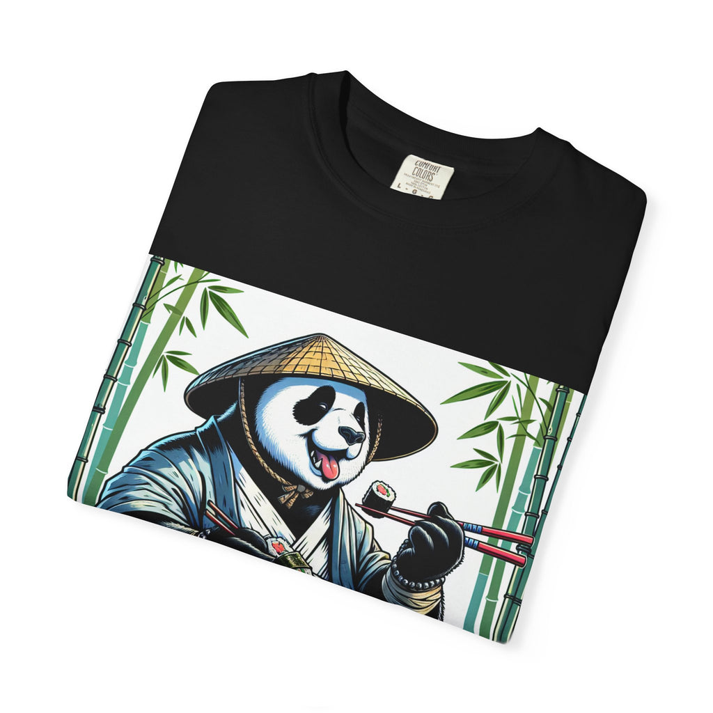 Panda Sushi Unisex T-shirt | Cute Animal Tee for Food Lovers, Gifts for Her/Him, Nature Lovers, Casual Wear, Gift for Special Occasions