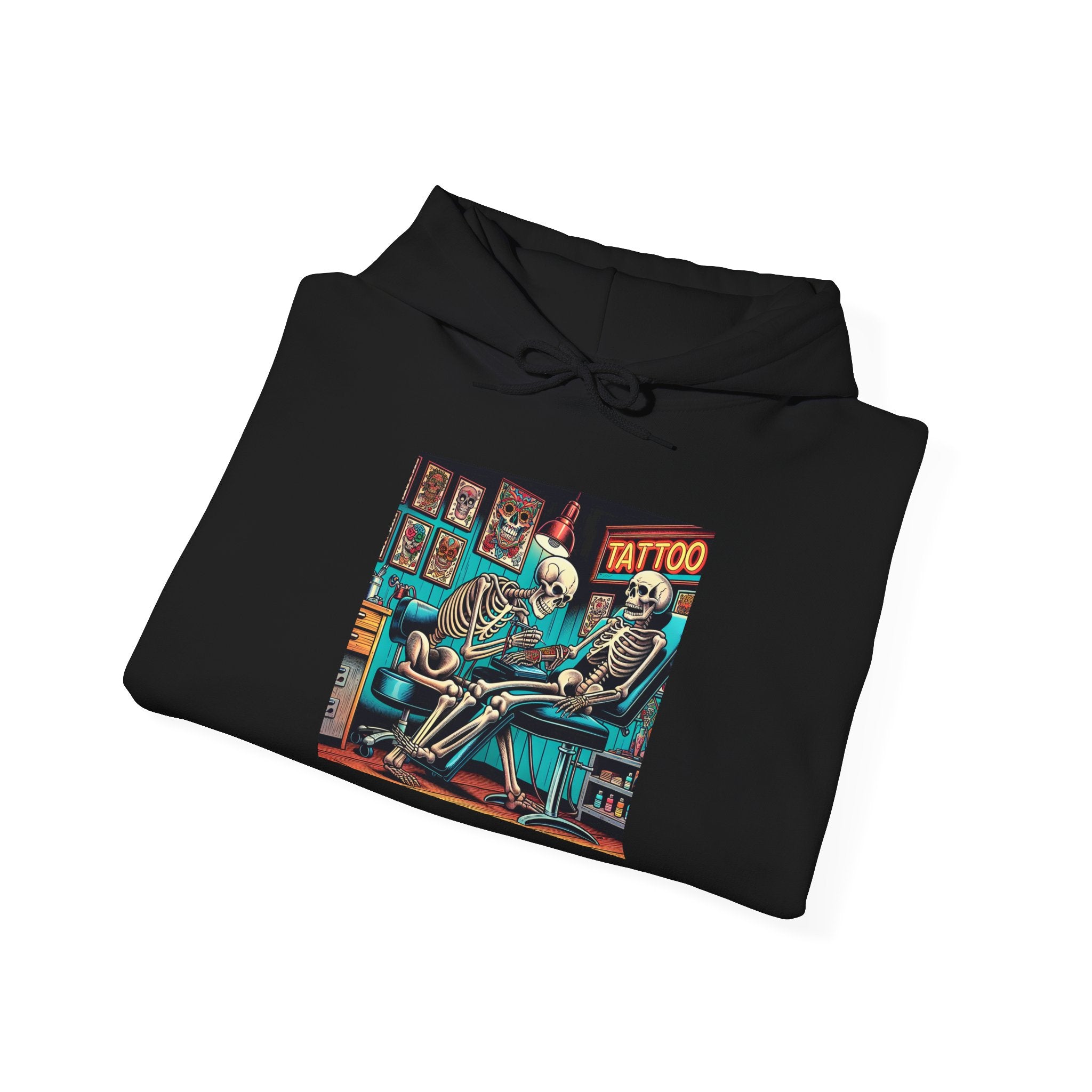 Tattoos & Chill Hoodie - Unisex Heavy Blend™ Sweatshirt, Perfect for Tattoo Lovers, Casual Wear, Gift for Artists, Cozy Hoodie, Unique [...]