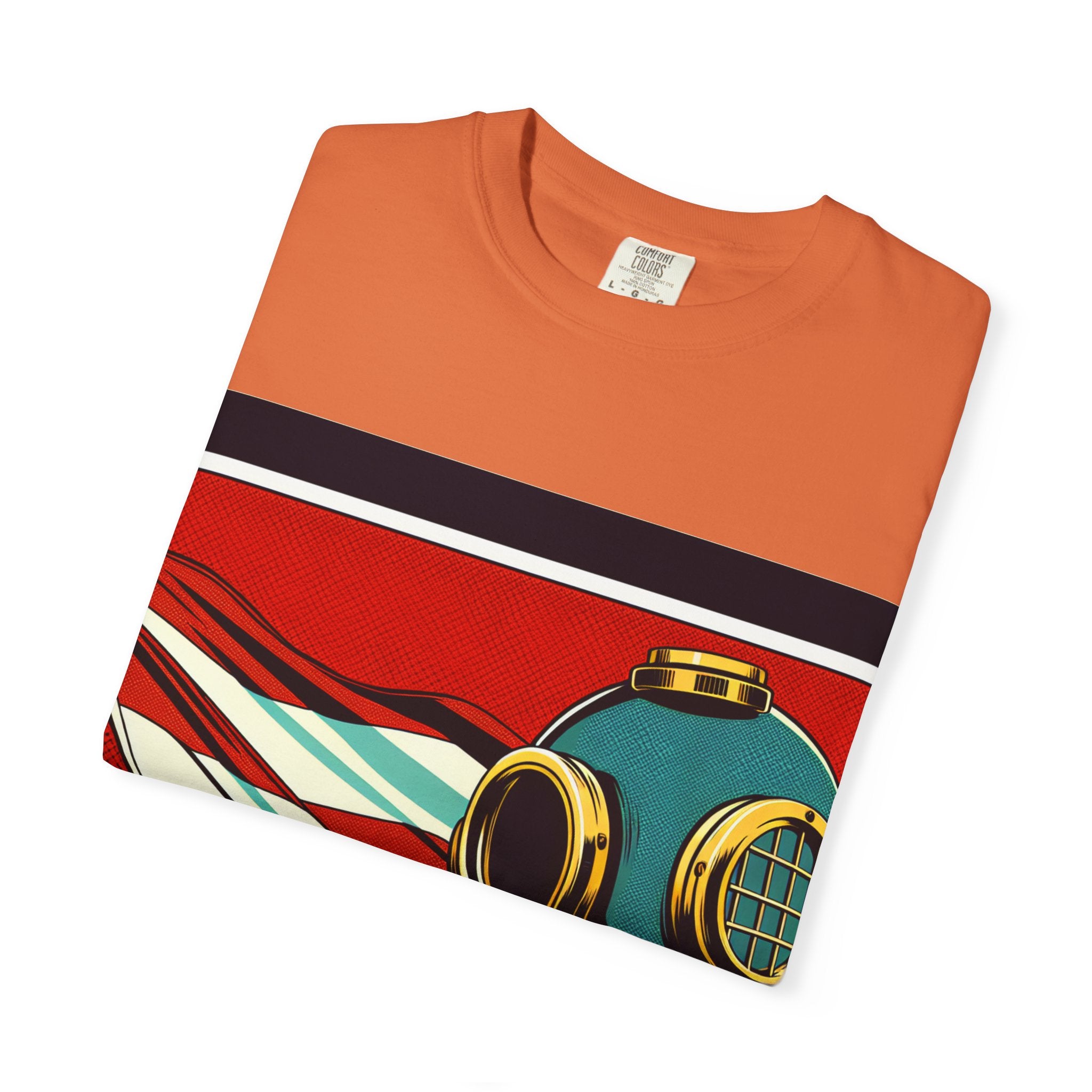 Vintage Diver Graphic T-Shirt | Unisex, Casual Wear, Retro Design, Gift For Ocean Lovers, Summer Fashion