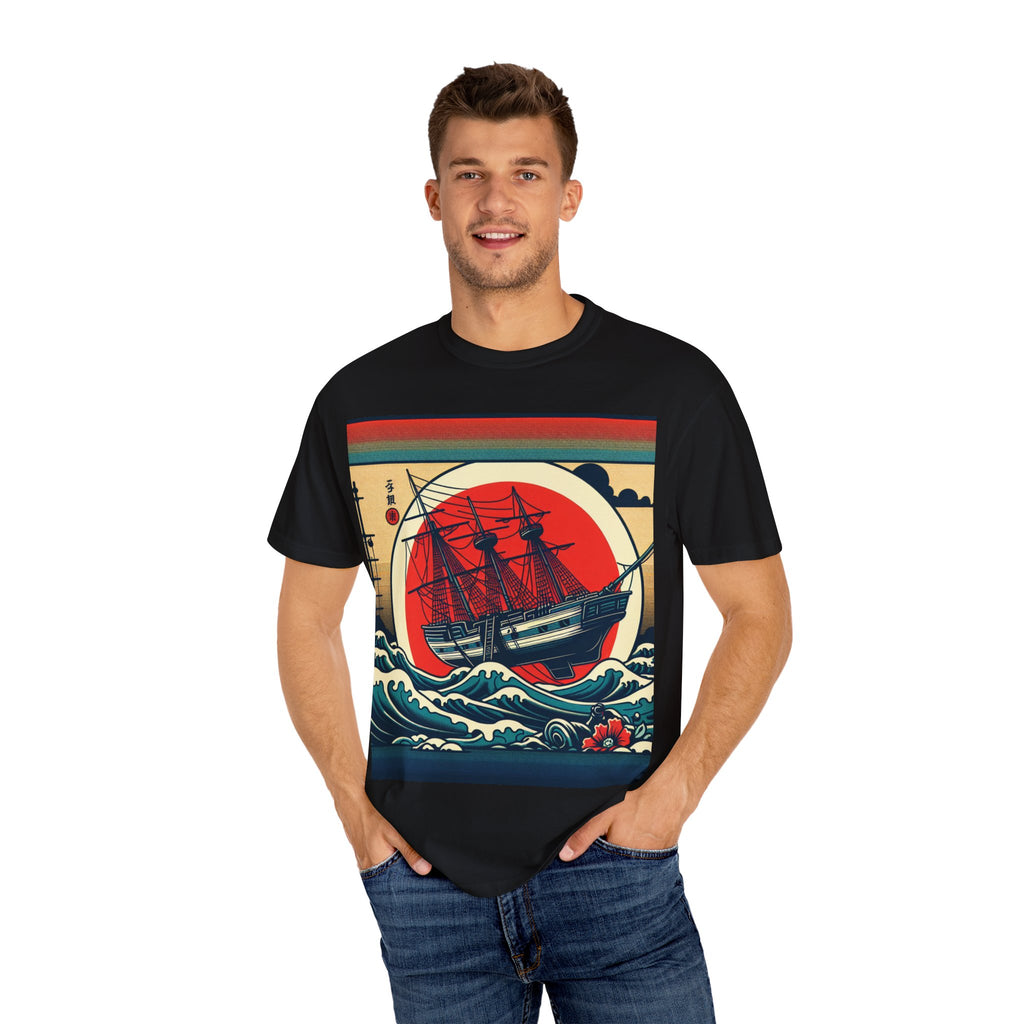 Nautical Graphic Tee, Vintage Sailboat T-Shirt, Unisex Cool Shirt, Ocean Lover Apparel, Beach Vibes Clothing