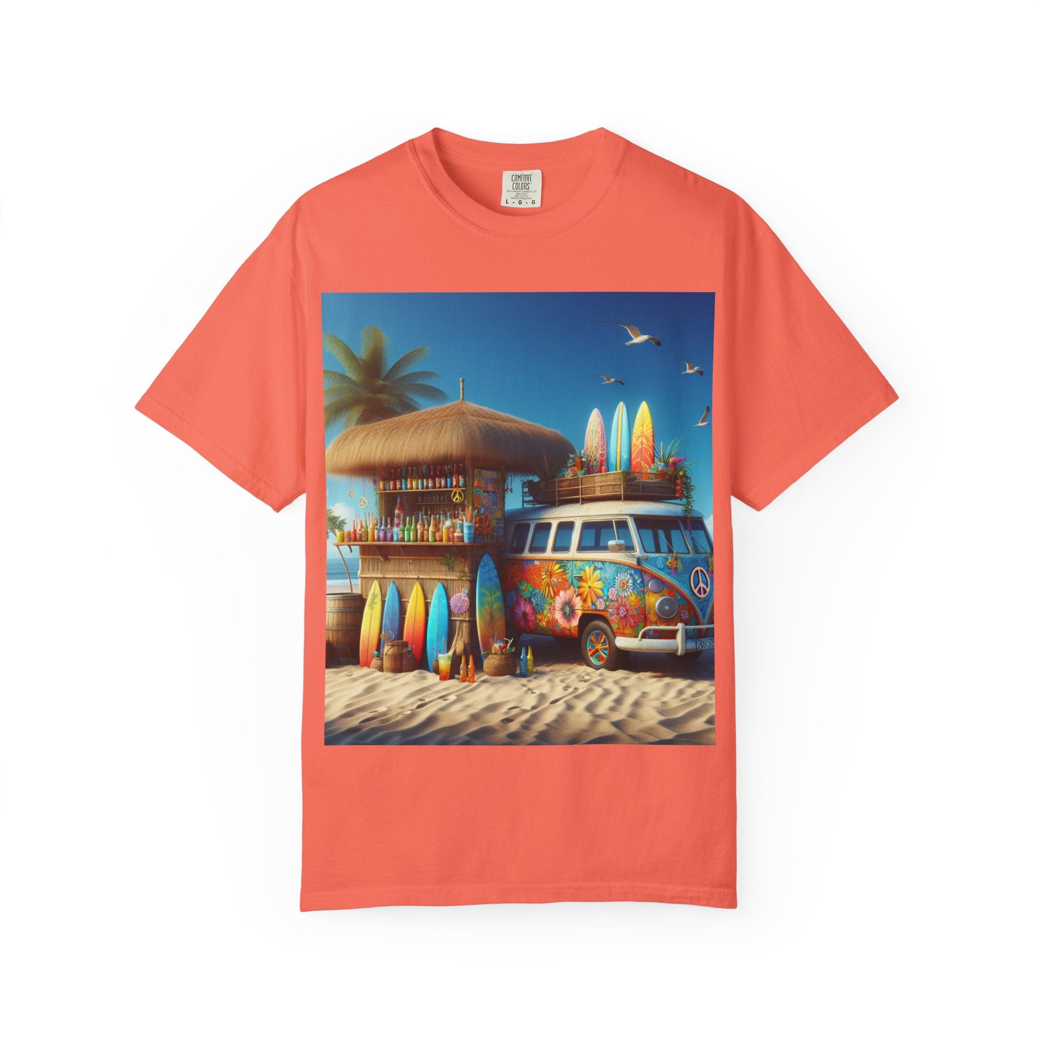 Beach Vibes Unisex T-Shirt, Surfing Fashion, Summer Outfit, Gift for Beach Lovers, Casual Tee