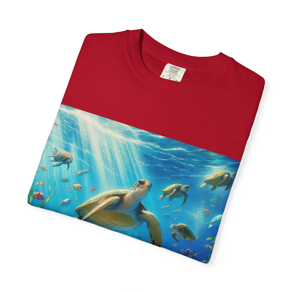 Ocean Life T-Shirt, Beach Vibes, Marine Wildlife Tee, Perfect Gift for Sea Lovers, Summer Wear, Nature Inspired Apparel