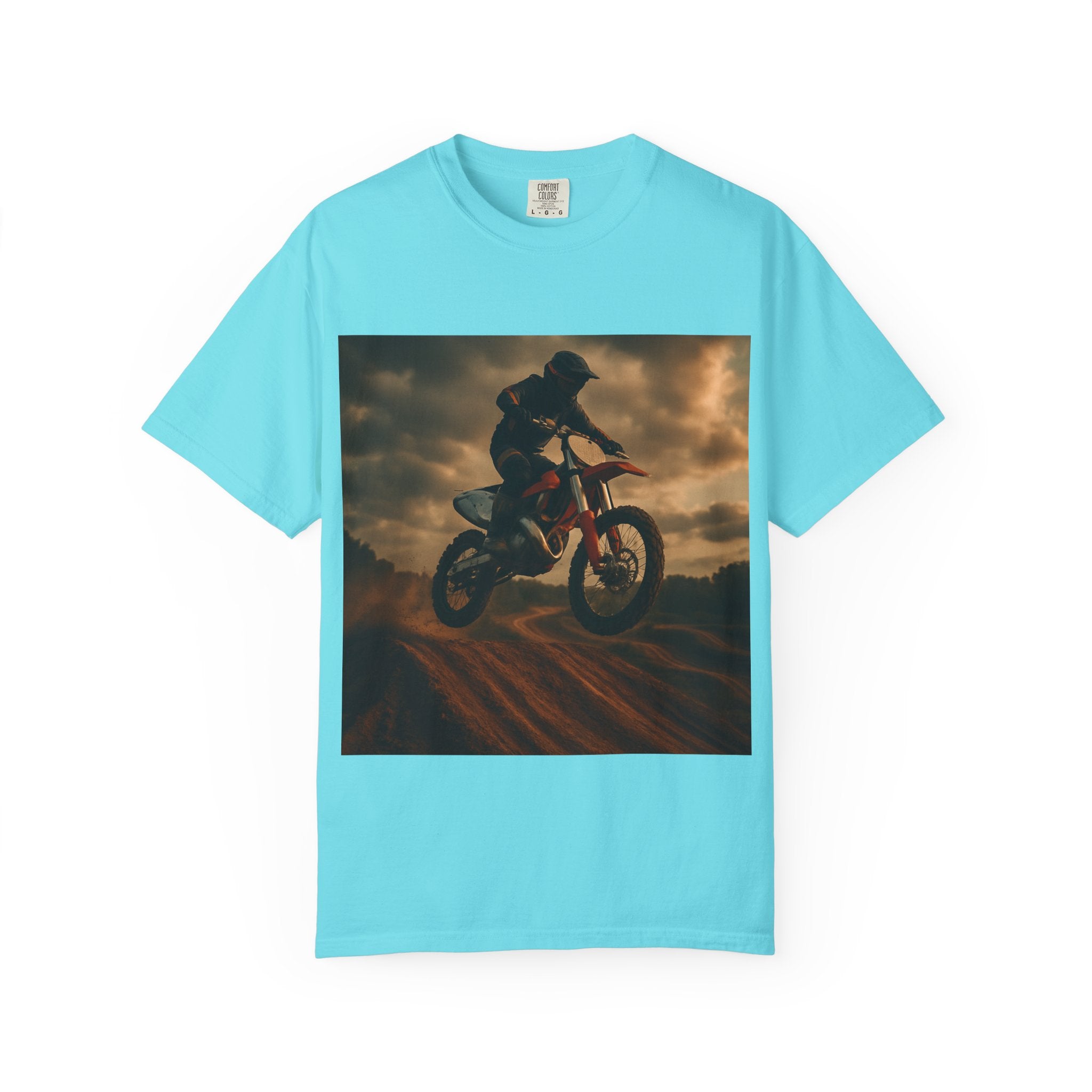 Motocross Adventure T-Shirt | Unisex Garment-Dyed Tee for Riders, Gifts for Motocross Fans, Sportswear, Casual Wear, Outdoor Activities