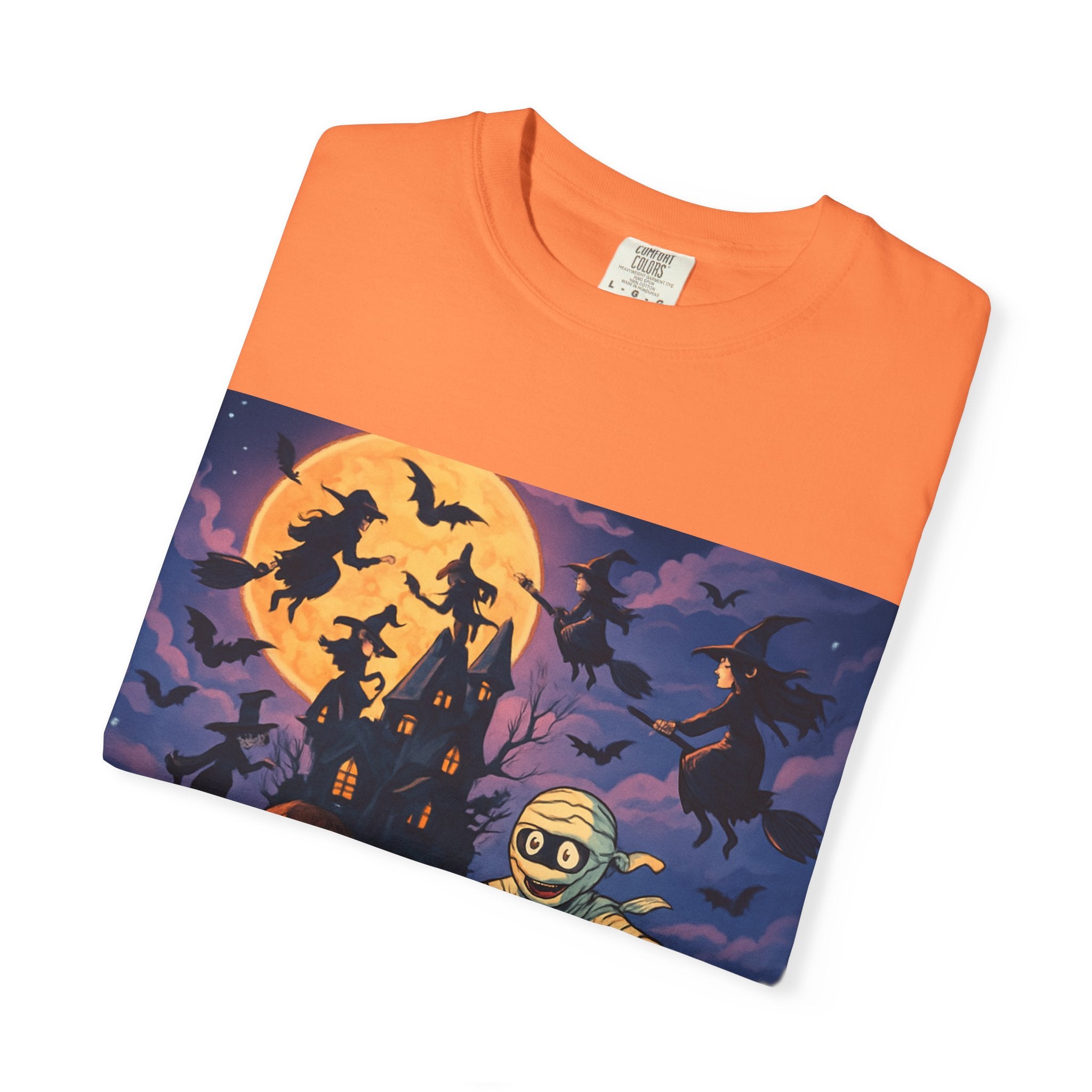 Surfer Moonlight T-Shirt - Garment-Dyed Unisex Tee, Beach Vibes, Summer Essentials, Retro Art, Gift for Surfers
