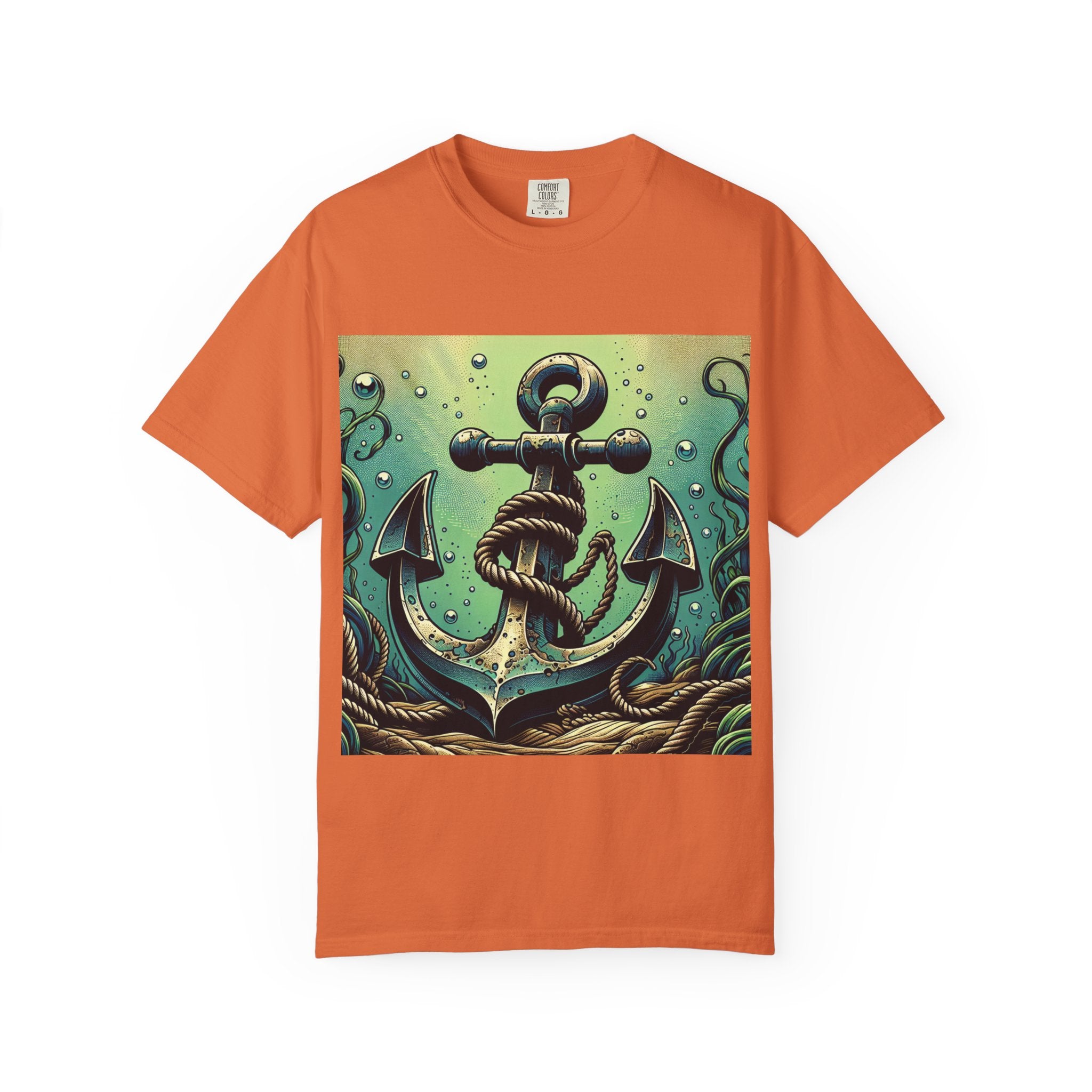 Anchor Design Unisex T-Shirt, Nautical Tee, Gift for Sailors, Summer Wear, Beach Vibes, Ocean Lover Apparel