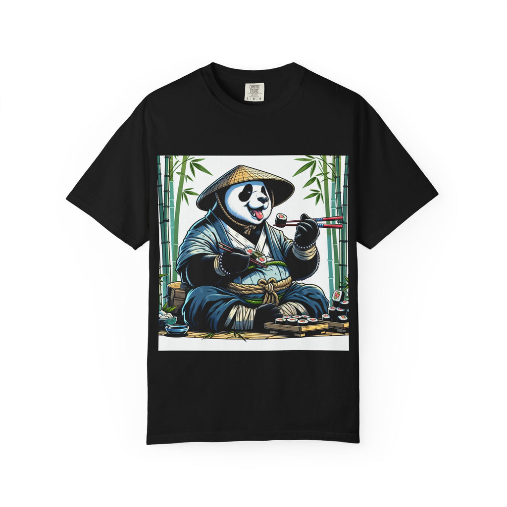 Panda Sushi Unisex T-shirt | Cute Animal Tee for Food Lovers, Gifts for Her/Him, Nature Lovers, Casual Wear, Gift for Special Occasions