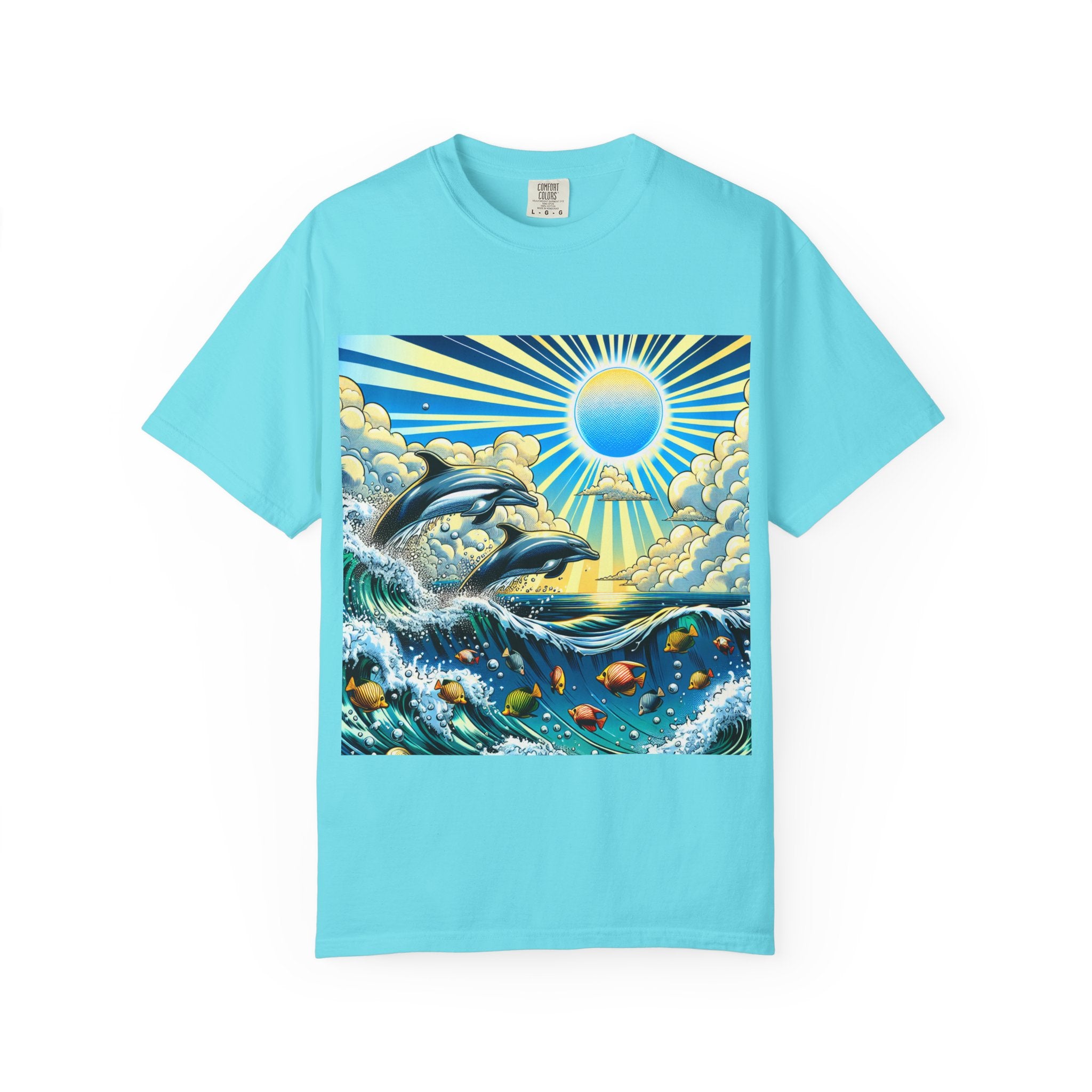 Ocean Waves Graphic T-Shirt, Beach Apparel, Summer Outfit, Gift for Beach Lovers, Unisex Ocean Tee, Casual Clothing