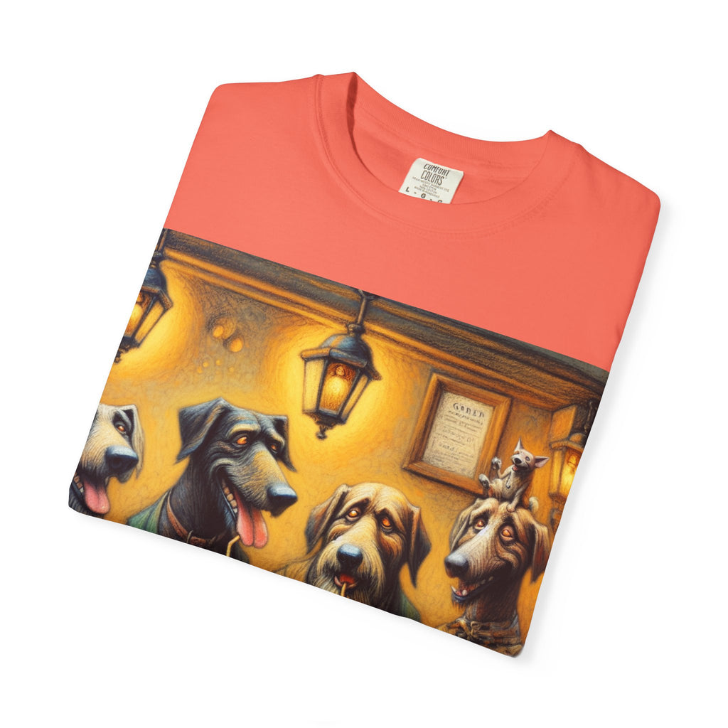 Funny Dog Lovers T-Shirt, Drink Beer Design, Unisex Tee for Pet Owners, Gift for Dog Lovers, Casual Wear, Dog-Themed Apparel