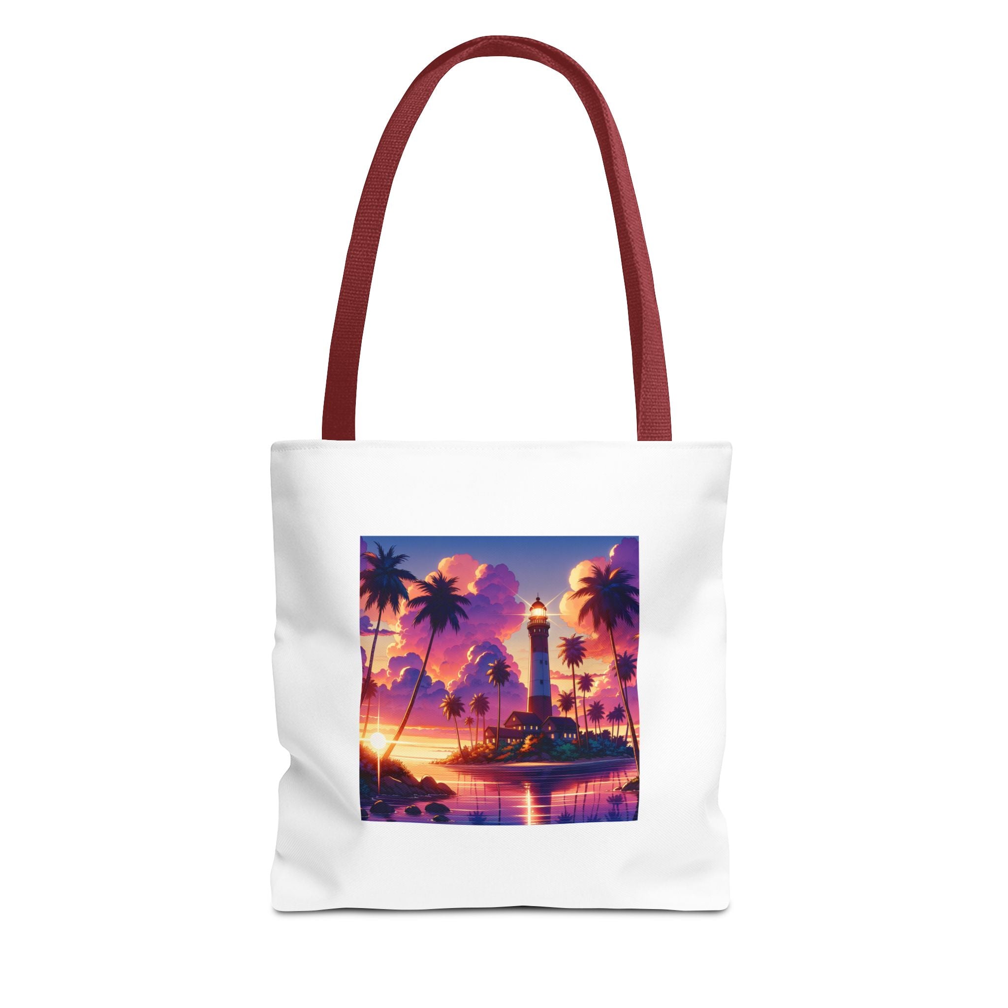 Tote Bag with Lighthouse Design | Beach Bag, Travel Tote, Vacation Accessory, Gift for Ocean Lovers, Summer Tote