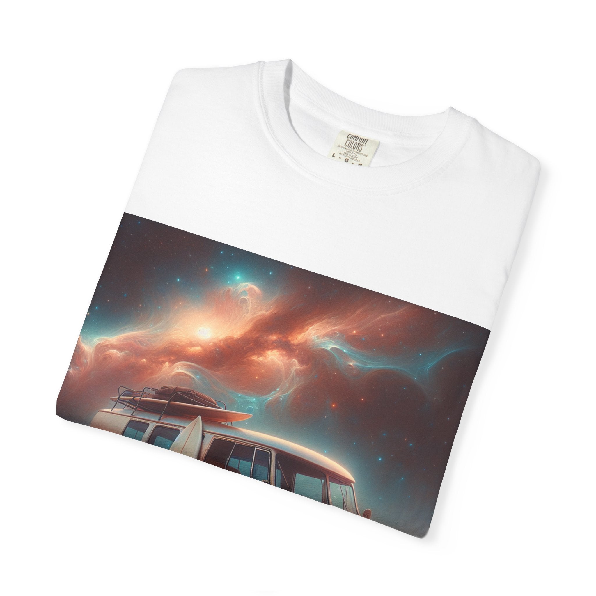 Retro Van Adventure T-Shirt, Vintage Camping Tee, Unisex Graphic Tee, Gift for Travelers, Bohemian Style Apparel