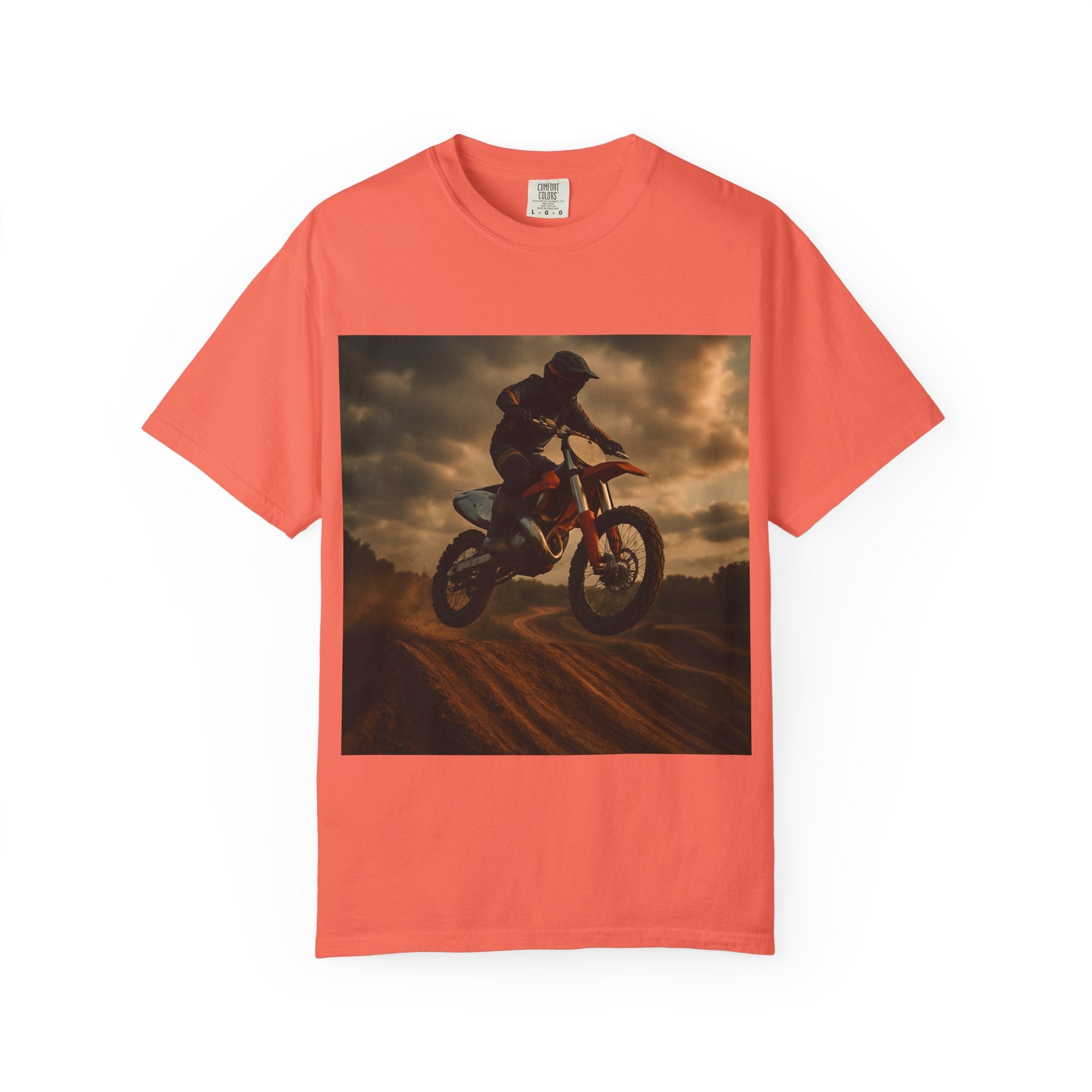 Motocross Adventure T-Shirt | Unisex Garment-Dyed Tee for Riders, Gifts for Motocross Fans, Sportswear, Casual Wear, Outdoor Activities
