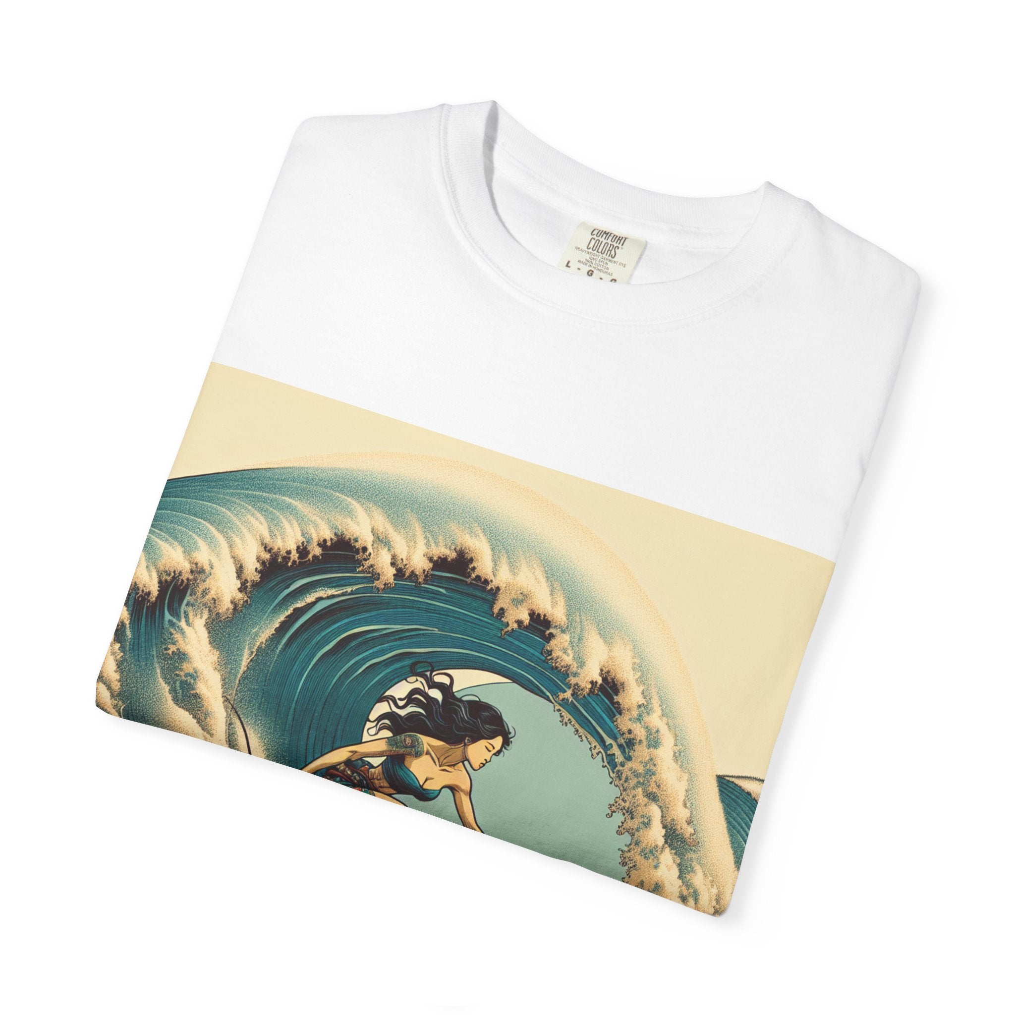Surf Vibes Unisex Garment-Dyed T-Shirt | Beachwear, Surfing Style, Summer Apparel, Perfect for Vacations, Gifts for Surfers