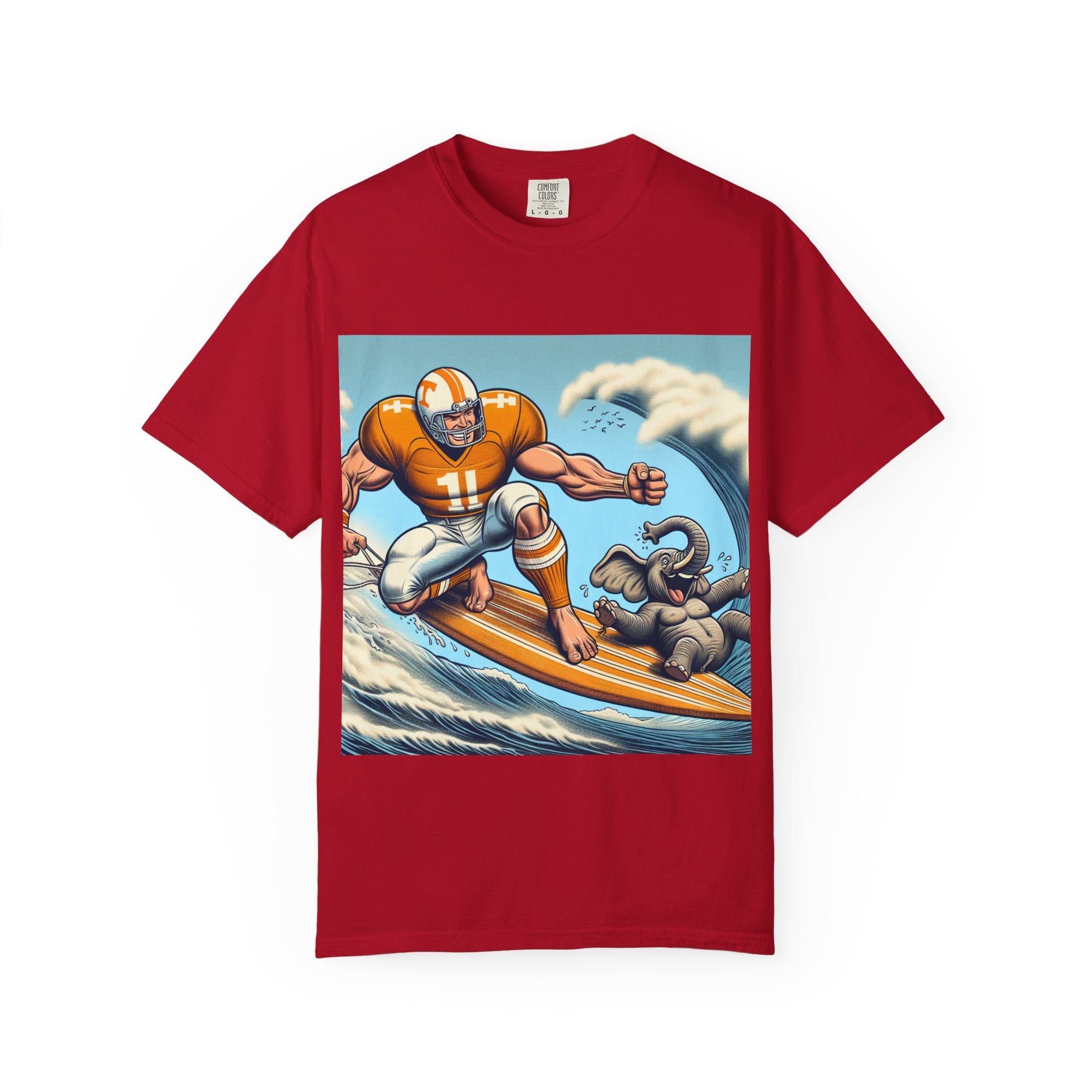 Surfing Graphic T-shirt, Unisex Summer Tee, Beach Vibe Shirt, Casual Apparel, Perfect Gift for Surf Lovers