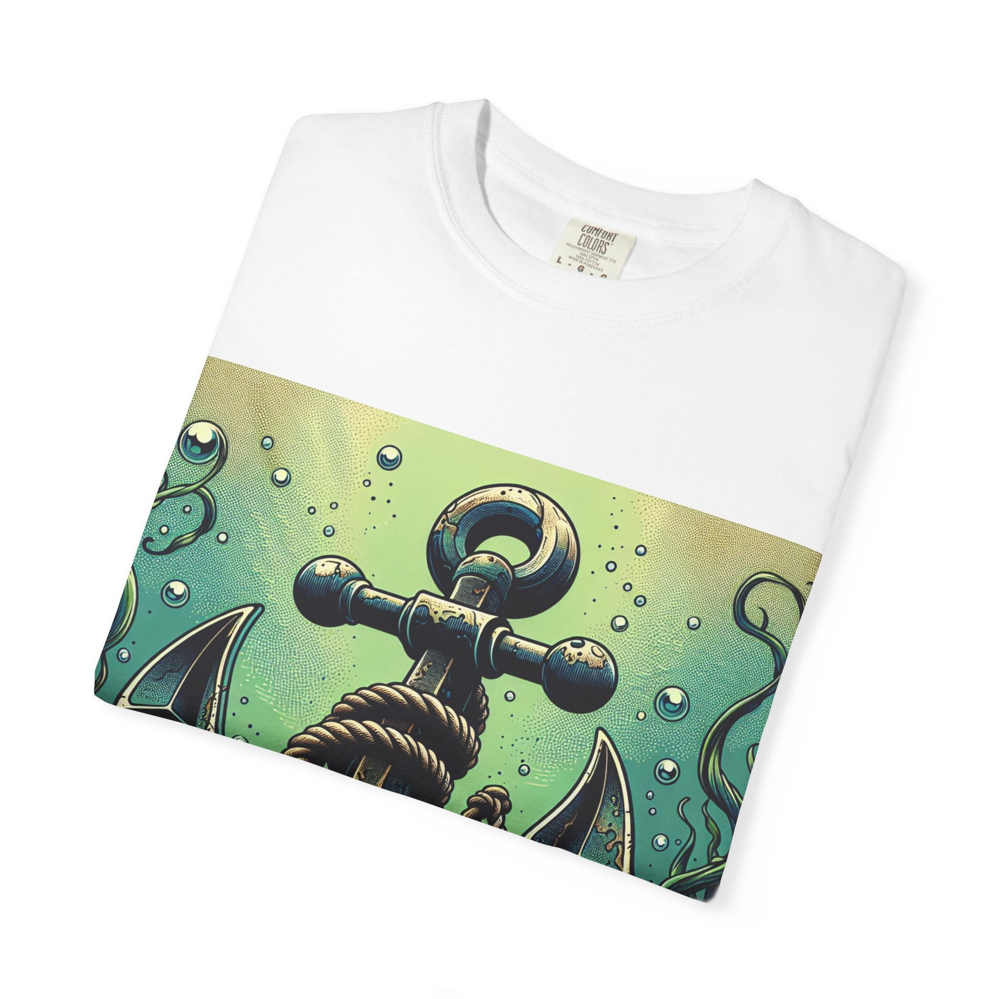 Anchor Design Unisex T-Shirt, Nautical Tee, Gift for Sailors, Summer Wear, Beach Vibes, Ocean Lover Apparel