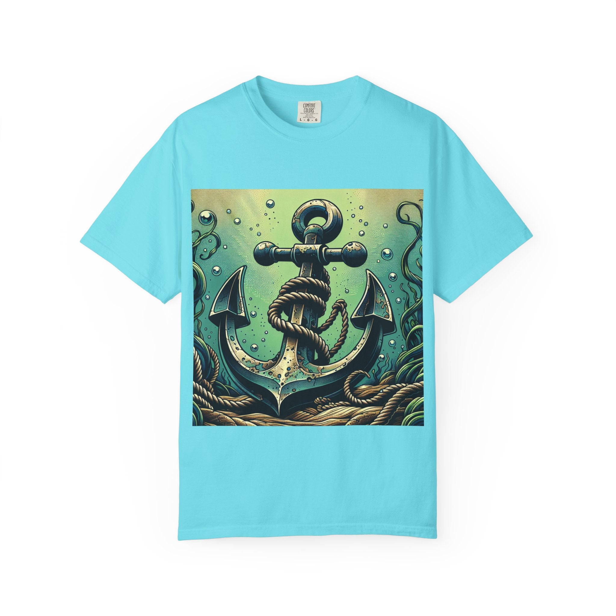 Anchor Design Unisex T-Shirt, Nautical Tee, Gift for Sailors, Summer Wear, Beach Vibes, Ocean Lover Apparel
