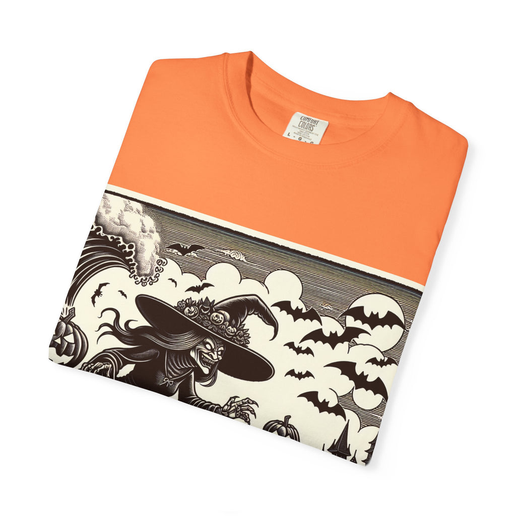 Halloween Witch T-Shirt, Unisex Fashion Tee, Spooky Halloween Apparel, Gift for Witch Lovers, Autumn Casual Wear