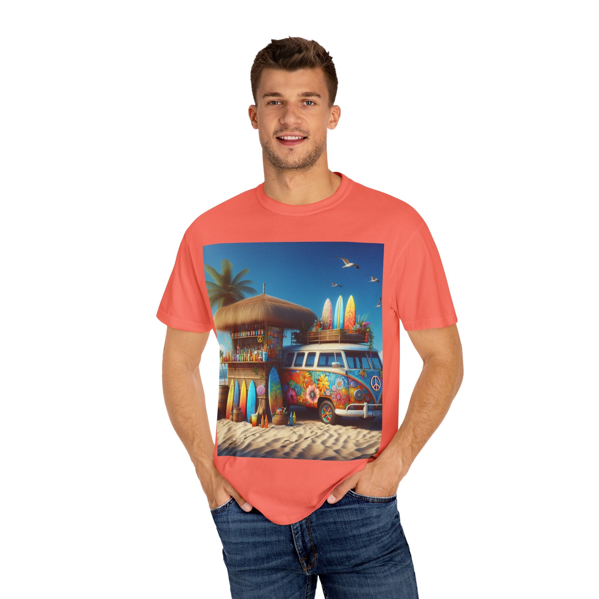 Beach Vibes Unisex T-Shirt, Surfing Fashion, Summer Outfit, Gift for Beach Lovers, Casual Tee