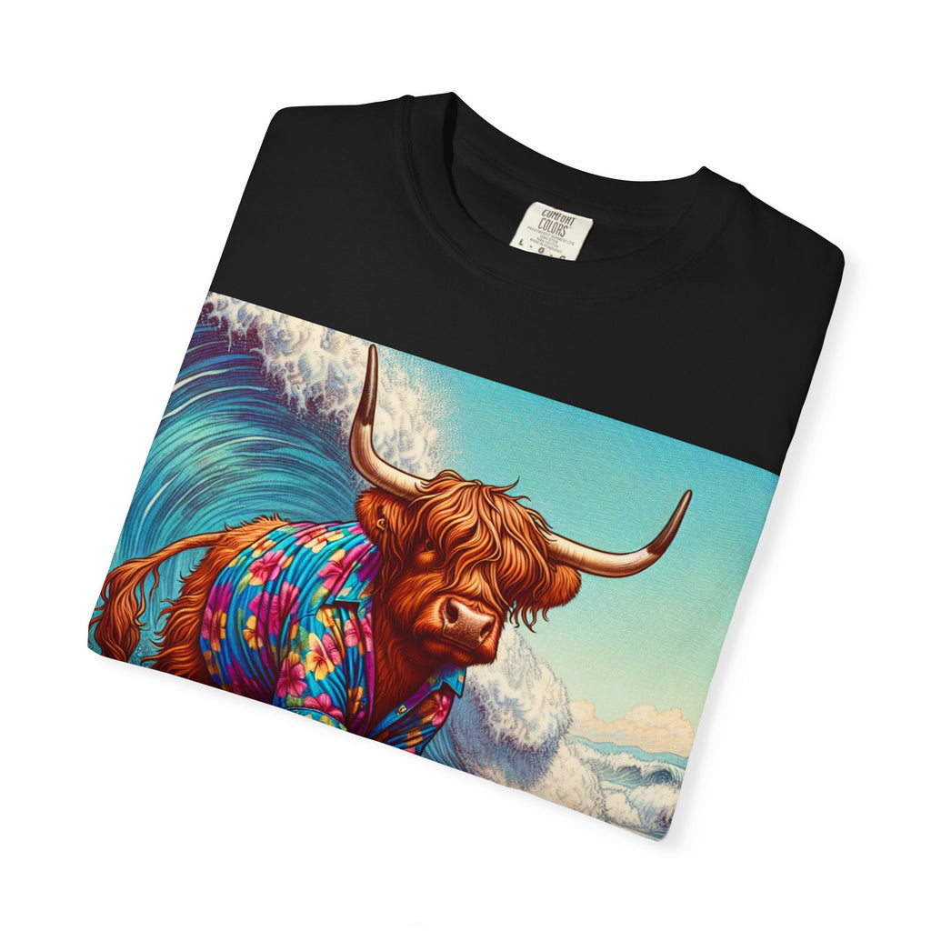 Surfing Highland Cow Unisex T-shirt | Fun Casual Tee for Summer Adventures, Beach Days, Gifts for Cow Lovers, Surfing Enthusiasts, [...]