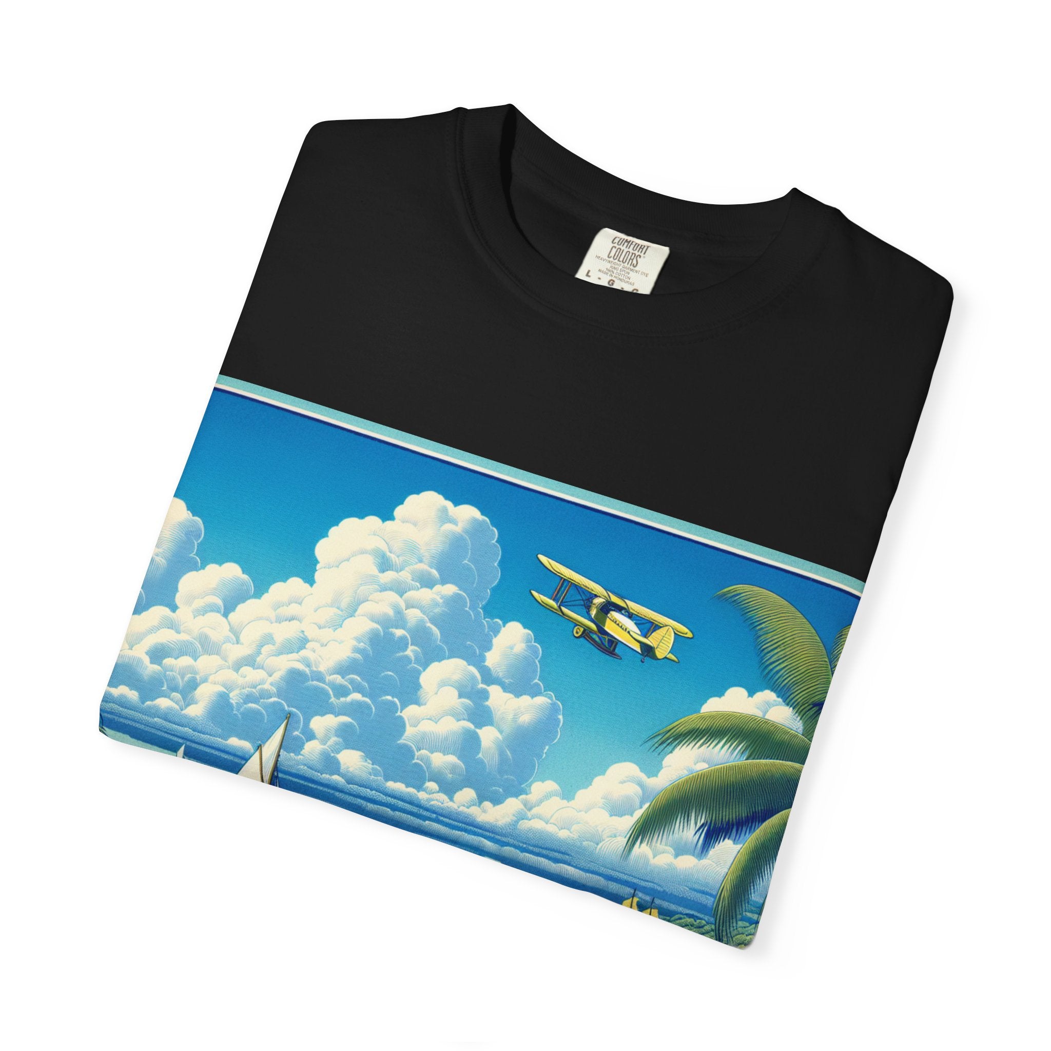 Beach Vibes T-Shirt, Unisex Casual Tee, Summer Apparel, Vacation Wear, Nautical Graphic Shirt