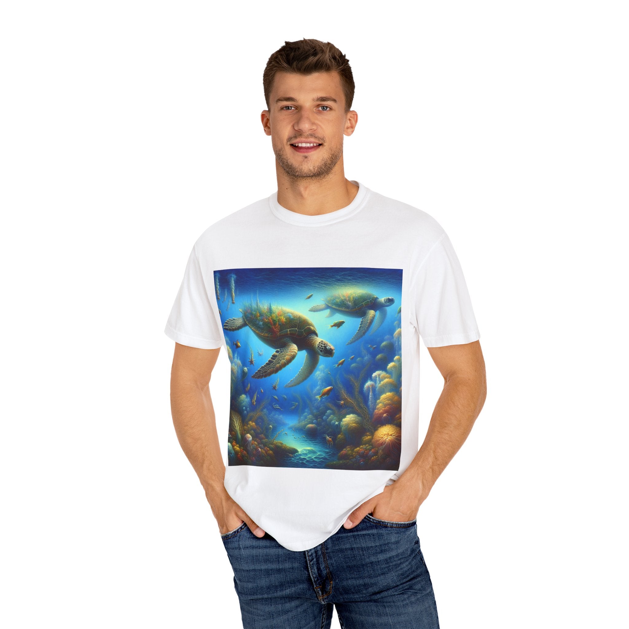 Ocean-Inspired T-Shirt for Lovers of Nature, Casual Wear, Gift for Beach Lovers, Summer Style, Motivational Design
