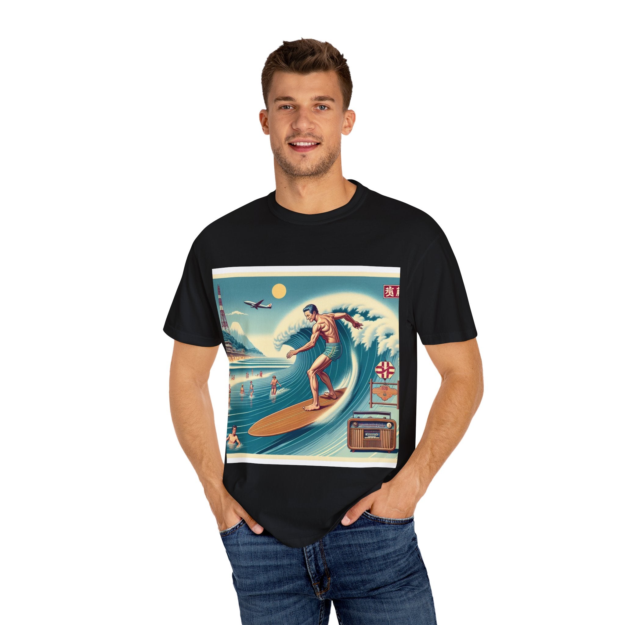 Surf Vibes Unisex T-Shirt | Ocean Lover Gift, Beachwear, Summer Tee, Vacation Apparel, Surfing Enthusiast Shirt