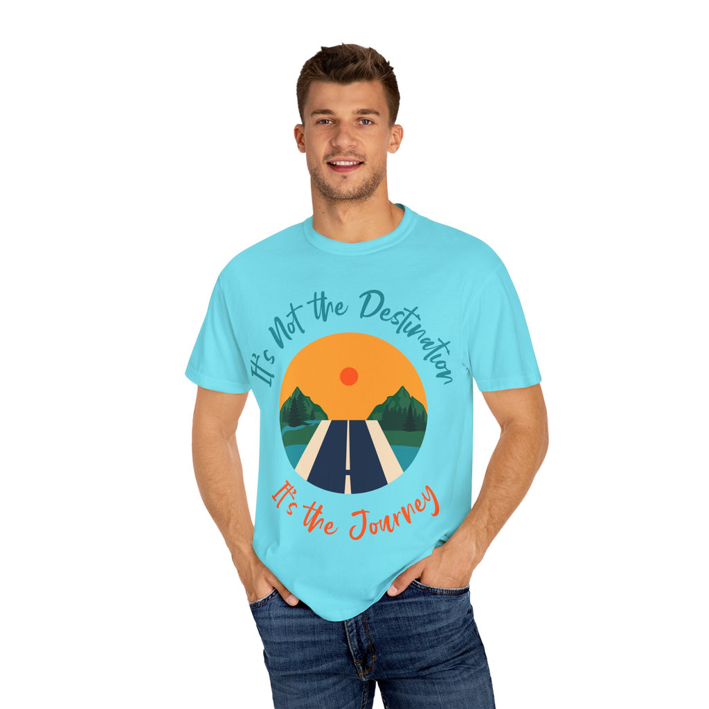 Journey T-Shirt, Motivational Tee, Unisex Graphic Shirt, Travel Quote Top, Adventure Apparel, Road Trip Gift