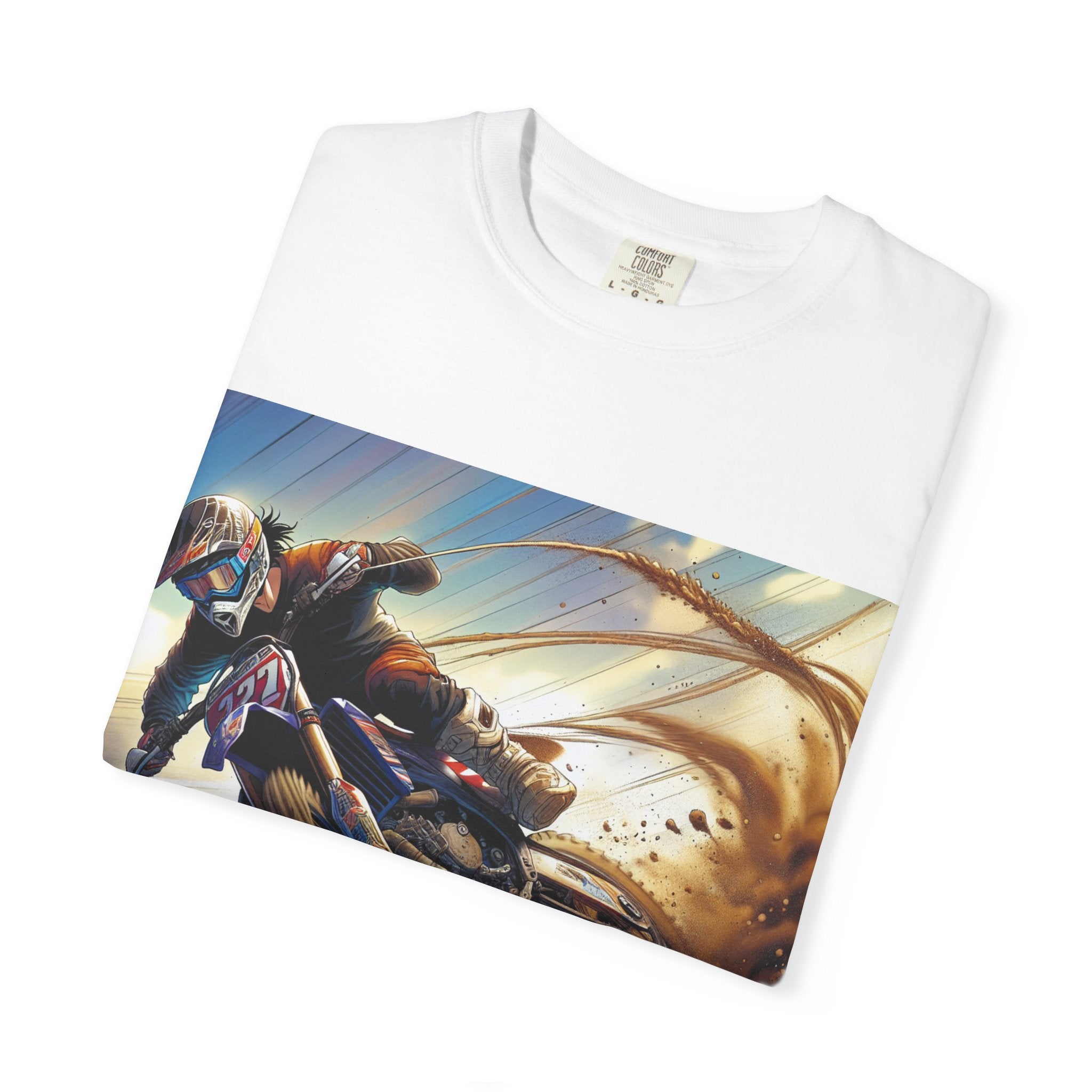 Rider's Adventure T-shirt – Unisex Motorcycle Graphic Tee for Bikers, Gift for Riders, Casual Wear, Outdoor Activity, Birthday Gift
