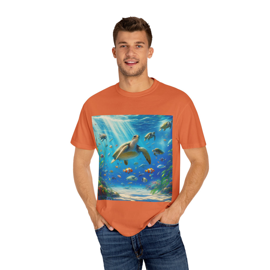 Ocean Life T-Shirt, Beach Vibes, Marine Wildlife Tee, Perfect Gift for Sea Lovers, Summer Wear, Nature Inspired Apparel
