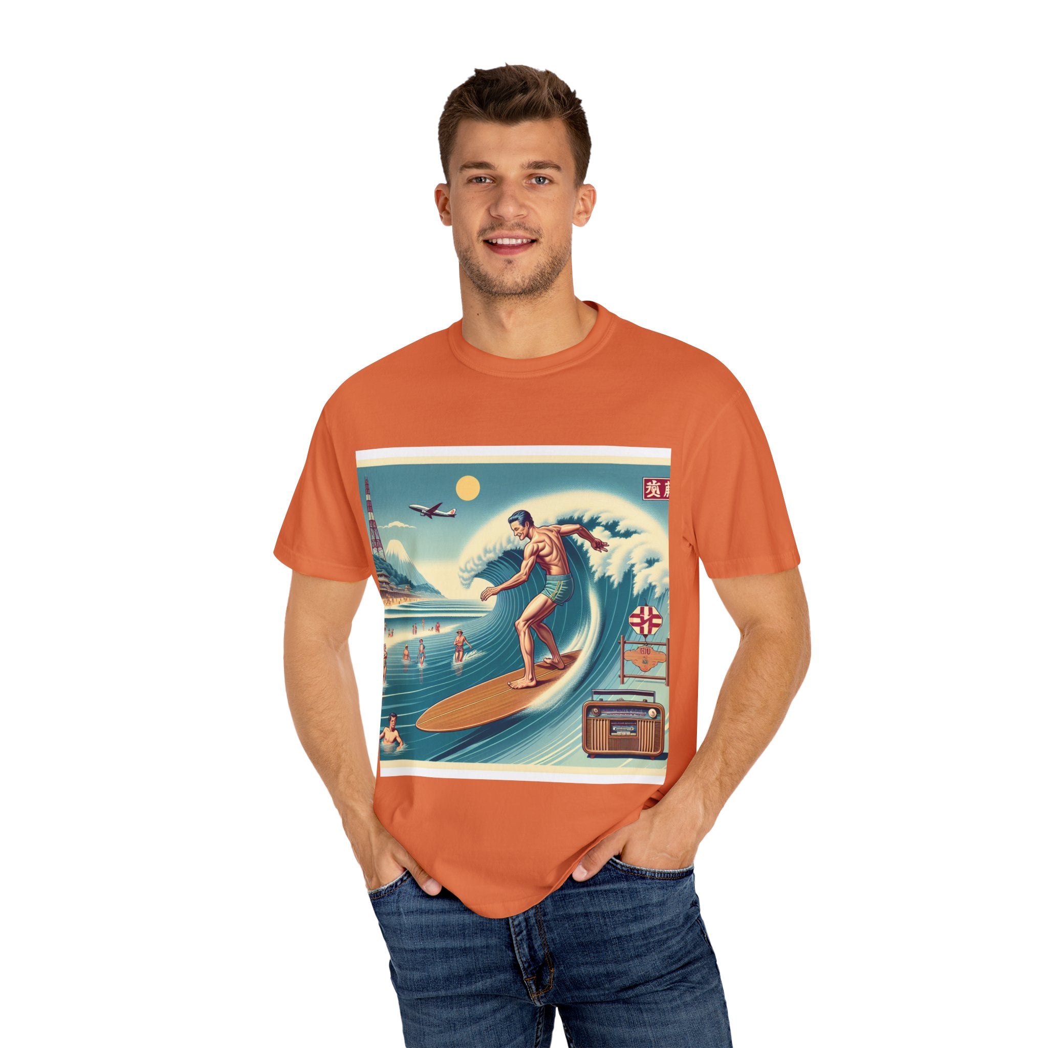 Surf Vibes Unisex T-Shirt | Ocean Lover Gift, Beachwear, Summer Tee, Vacation Apparel, Surfing Enthusiast Shirt