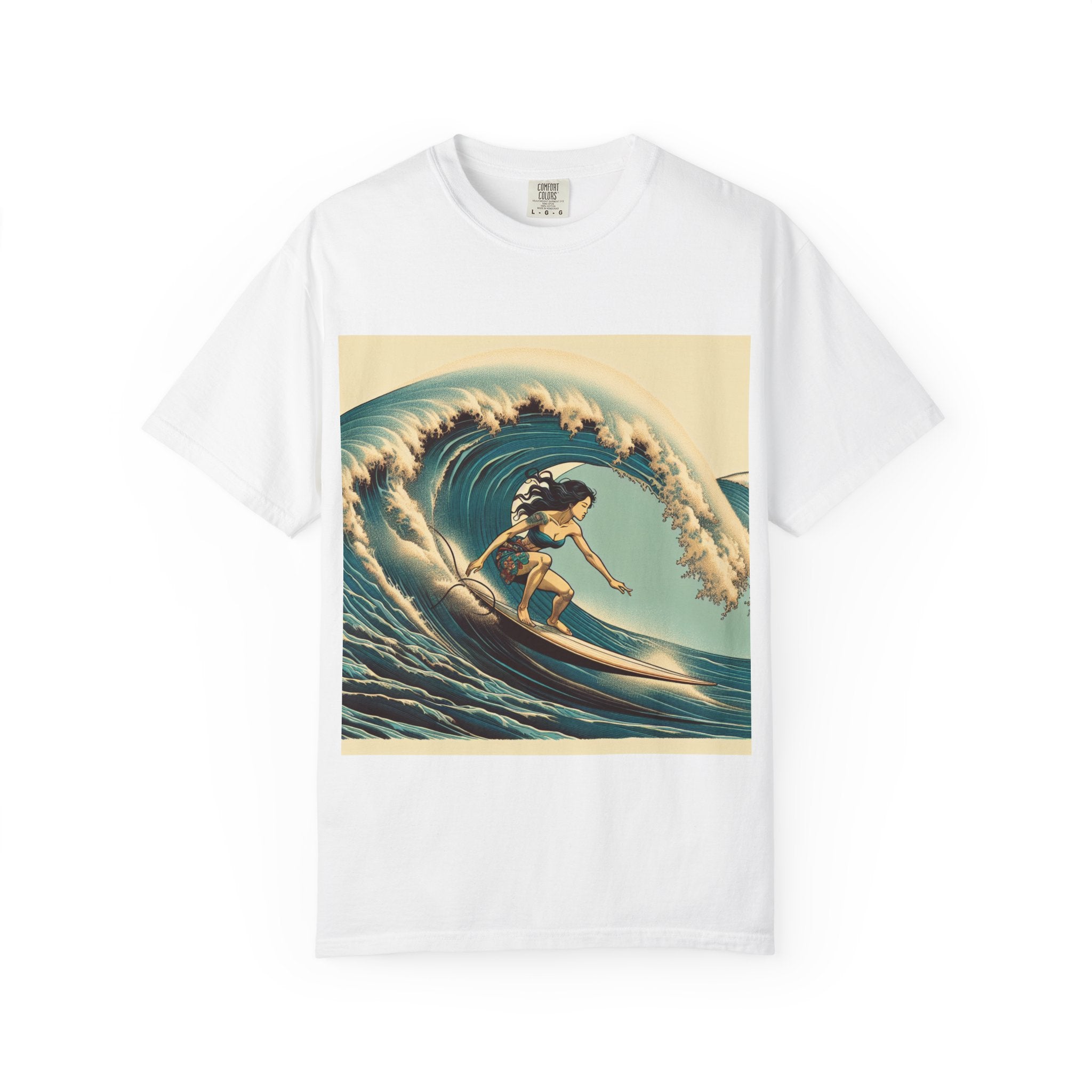 Surf Vibes Unisex Garment-Dyed T-Shirt | Beachwear, Surfing Style, Summer Apparel, Perfect for Vacations, Gifts for Surfers