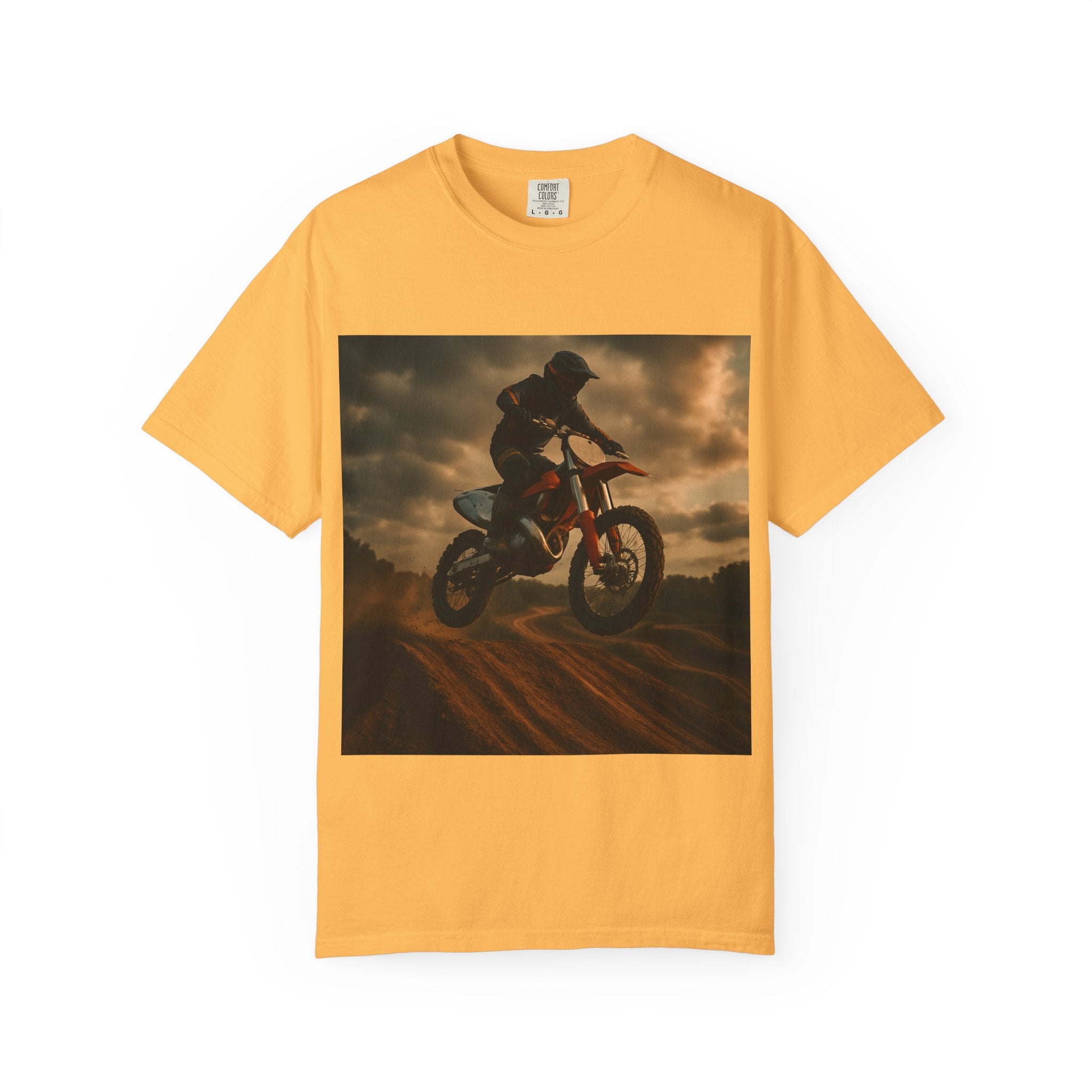 Motocross Adventure T-Shirt | Unisex Garment-Dyed Tee for Riders, Gifts for Motocross Fans, Sportswear, Casual Wear, Outdoor Activities