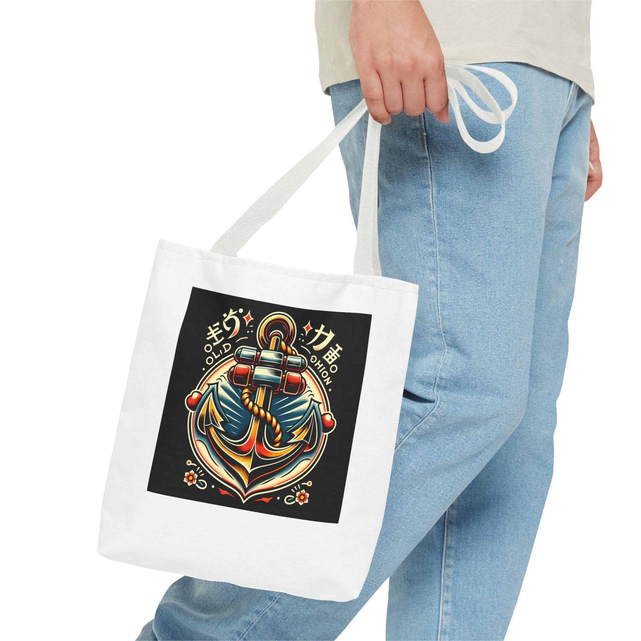 Stylish Anchor Tote Bag, Nautical Gift, Beach Bag, Boho Chic, Everyday Carryall, Perfect for Sailors, Summer Vibes