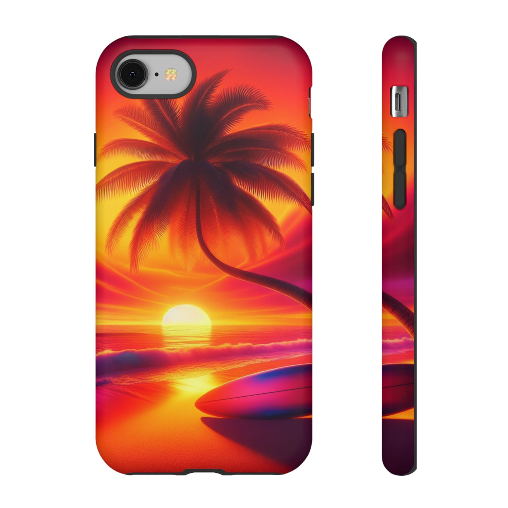 Tropical Phone Case with Sunset and Palm Tree Design | Summer Vibes, Beach Lover's Gift, Vacation Essential, Stylish Protection, [...]