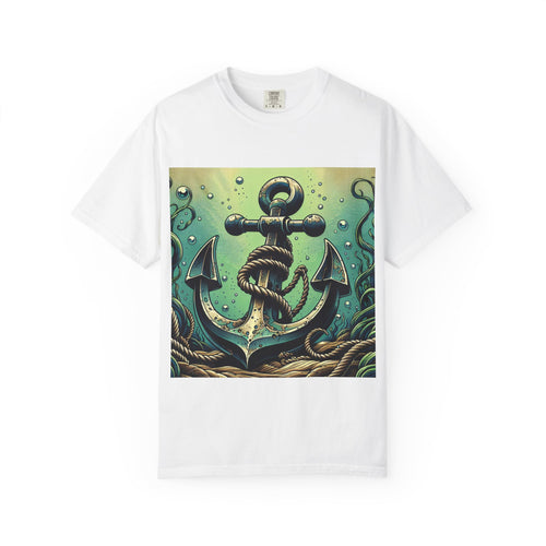 Anchor Design Unisex T-Shirt, Nautical Tee, Gift for Sailors, Summer Wear, Beach Vibes, Ocean Lover Apparel