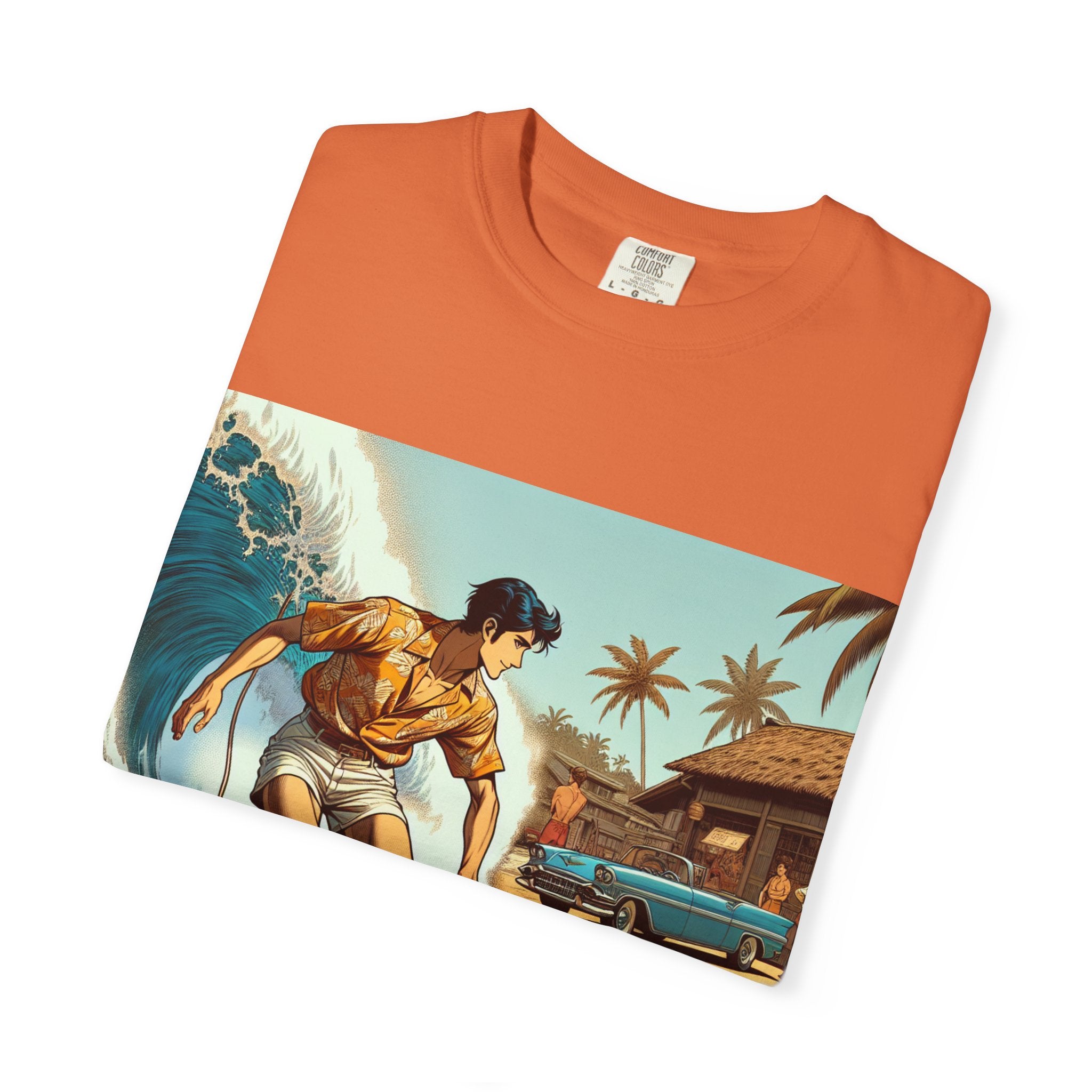 Surfing Vibes T-Shirt for Beach Lovers, Summer Apparel, Unisex Graphic Tee, Vacation Clothing, Casual Wear, Gifts for Surfers