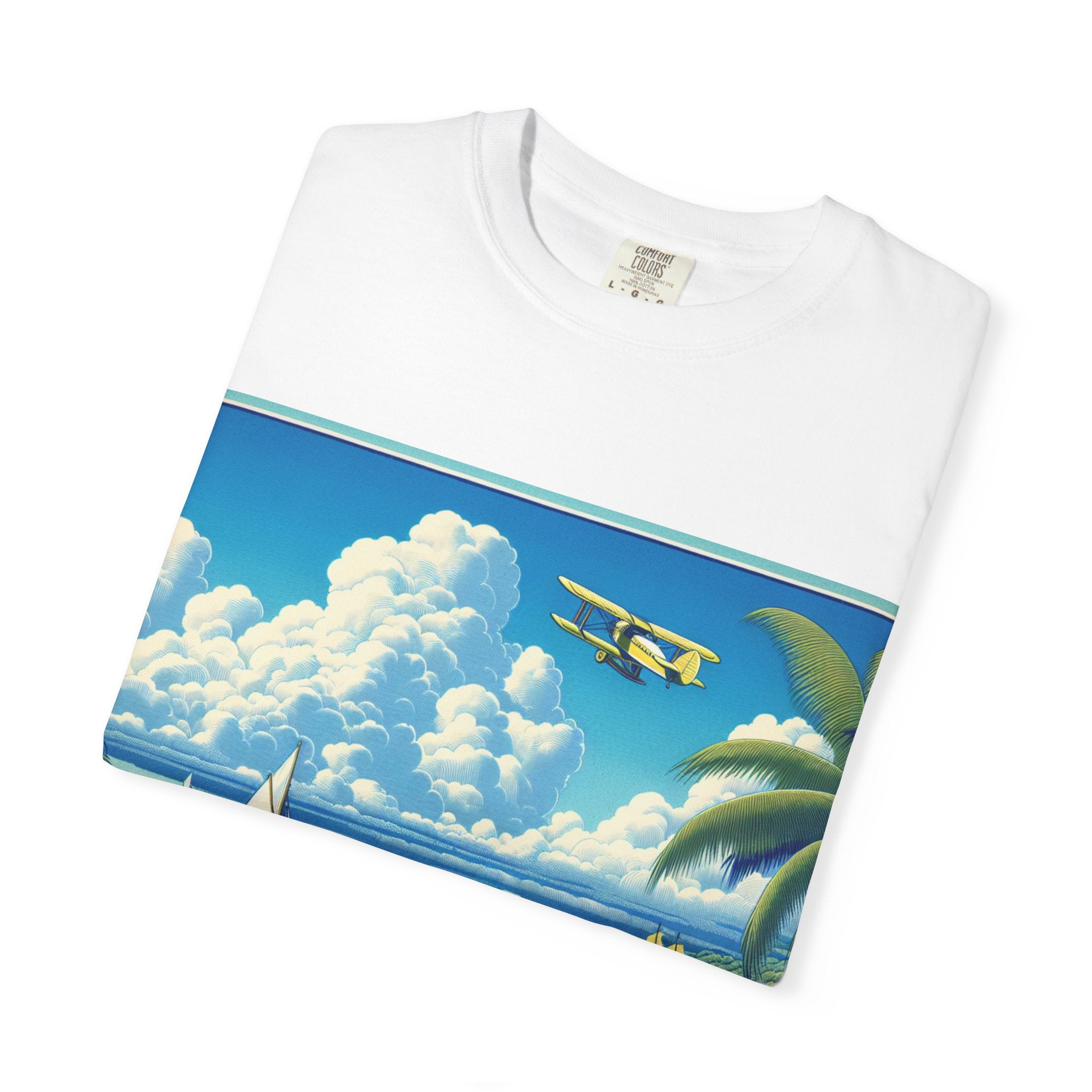 Beach Vibes T-Shirt, Unisex Casual Tee, Summer Apparel, Vacation Wear, Nautical Graphic Shirt