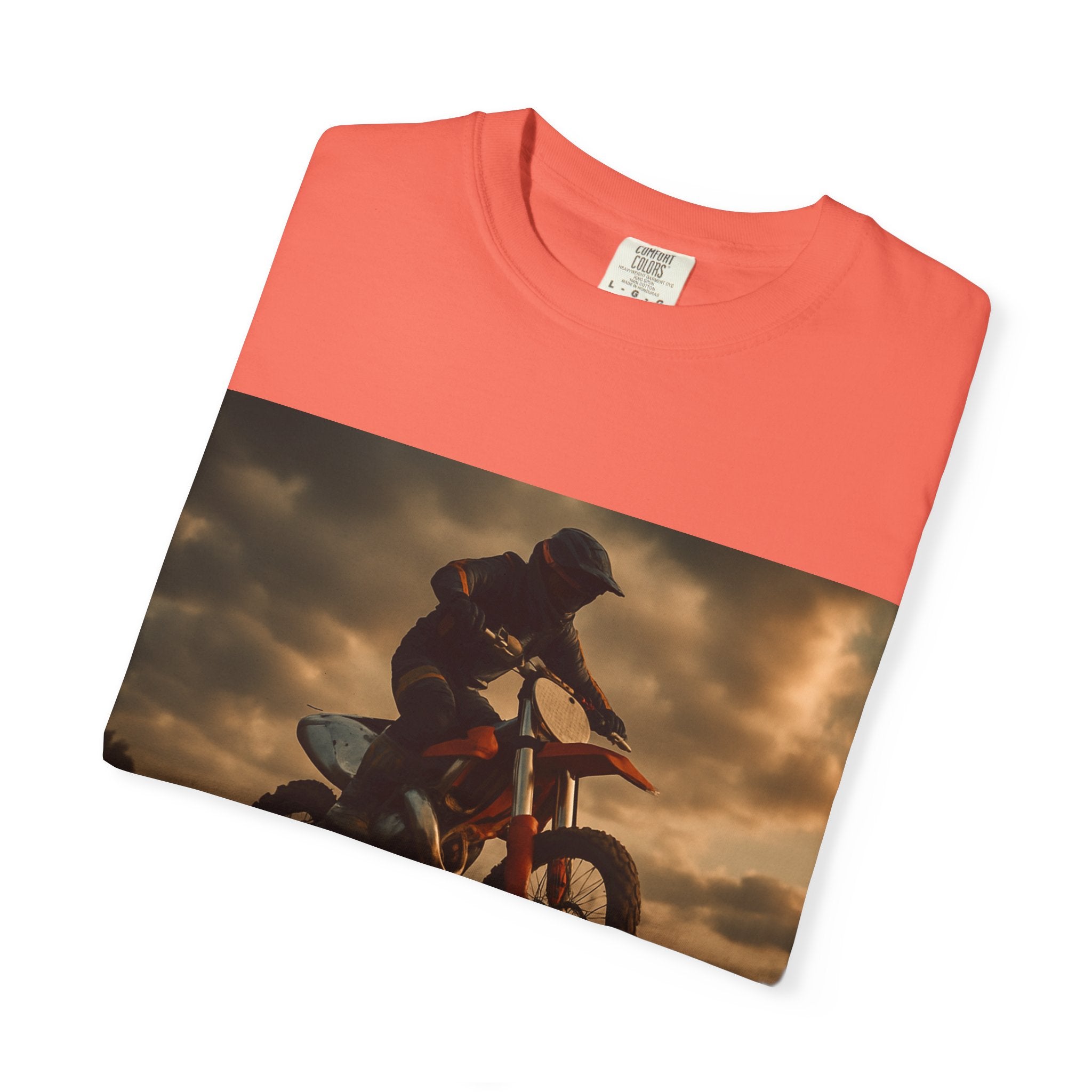Motocross Adventure T-Shirt | Unisex Garment-Dyed Tee for Riders, Gifts for Motocross Fans, Sportswear, Casual Wear, Outdoor Activities