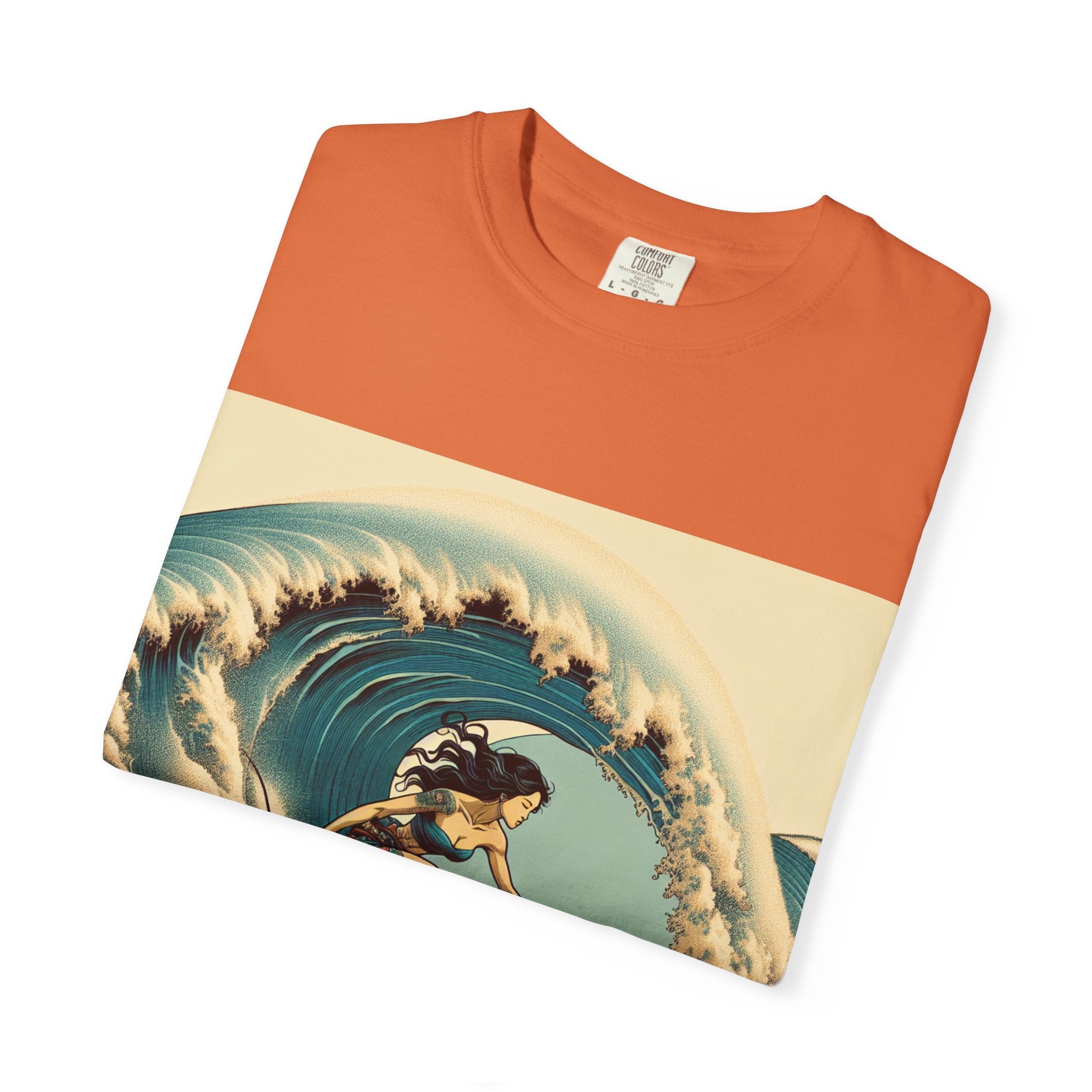 Surf Vibes Unisex Garment-Dyed T-Shirt | Beachwear, Surfing Style, Summer Apparel, Perfect for Vacations, Gifts for Surfers