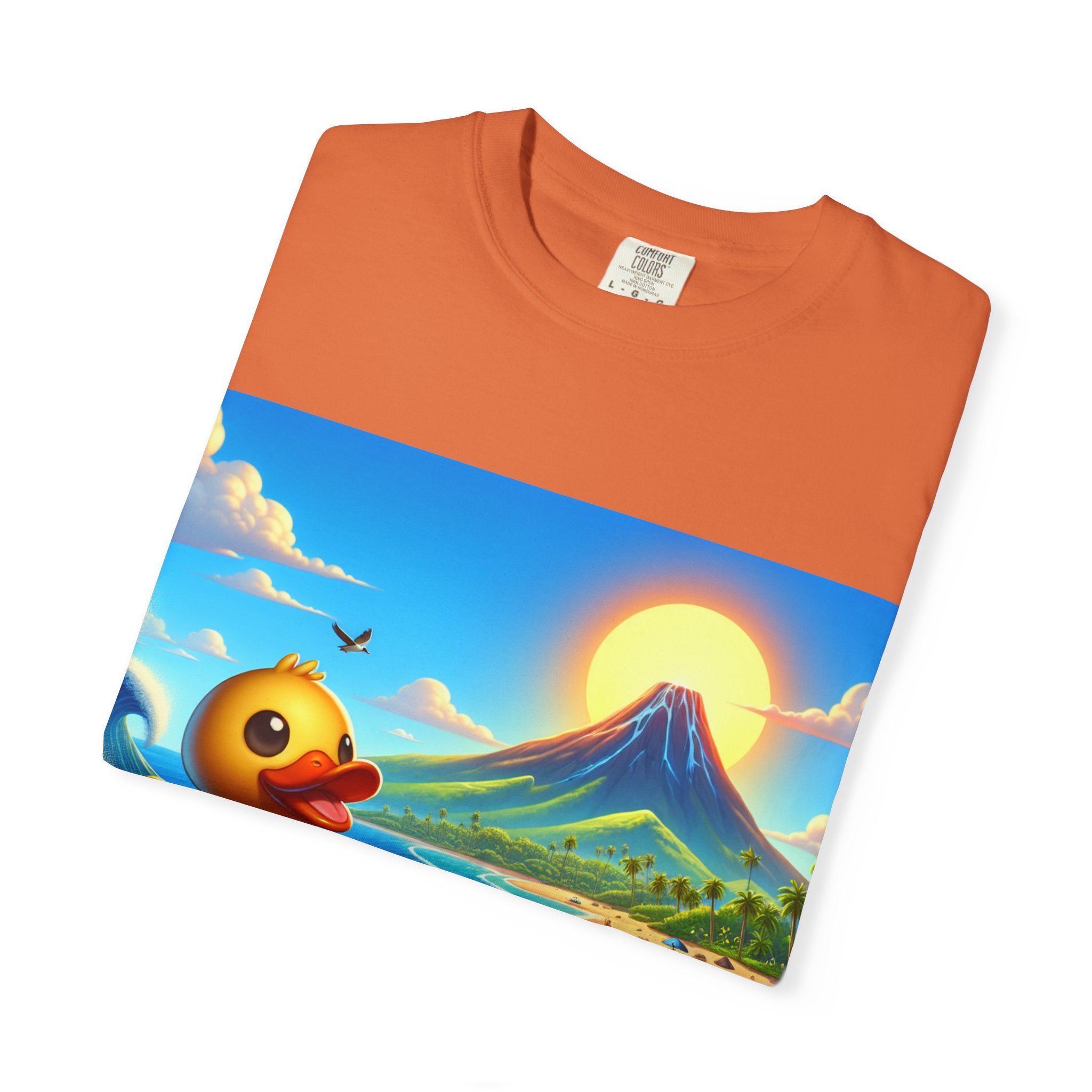 Surfing Duck Unisex Shirt, Fun Graphic Tee, Casual Wear, Summer Vibes, Beach Party T-shirt, Gift for Water Lovers