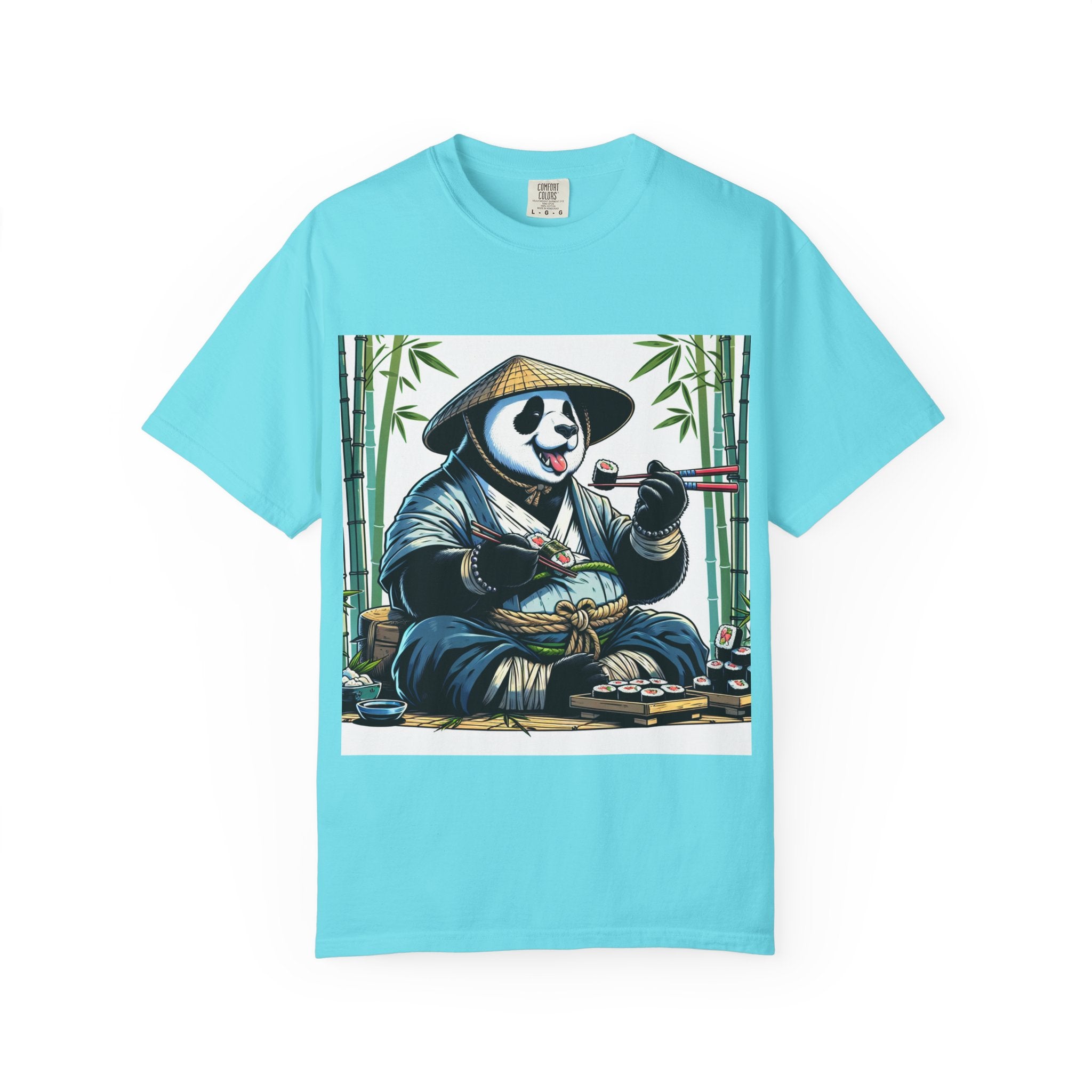 Panda Sushi Unisex T-shirt | Cute Animal Tee for Food Lovers, Gifts for Her/Him, Nature Lovers, Casual Wear, Gift for Special Occasions