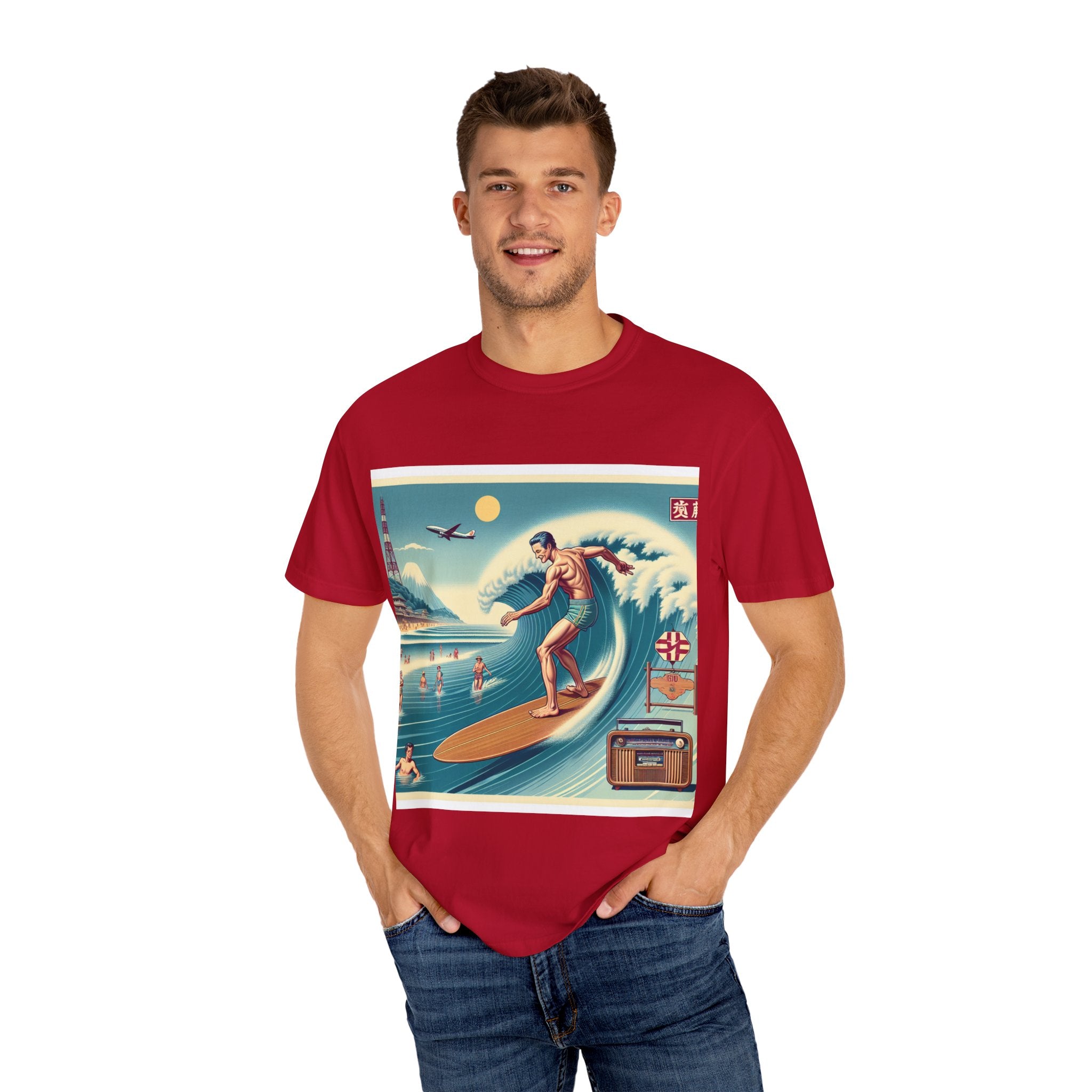 Surf Vibes Unisex T-Shirt | Ocean Lover Gift, Beachwear, Summer Tee, Vacation Apparel, Surfing Enthusiast Shirt
